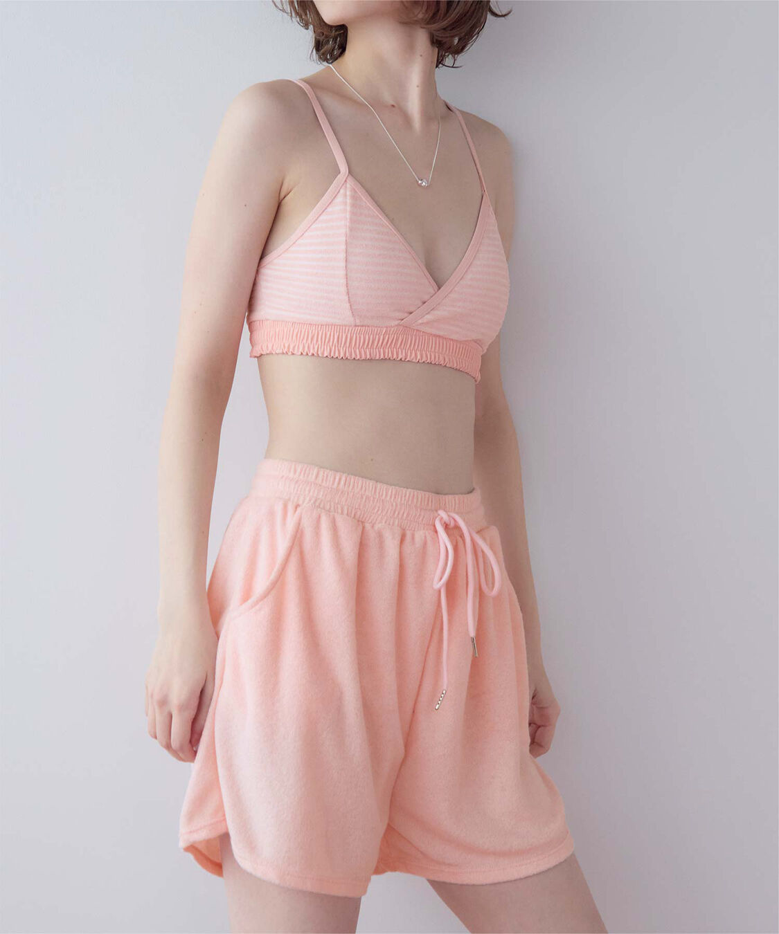 SEA DRESS「パイル地ボーダースポーティービキニ/水着」|ビキニ|