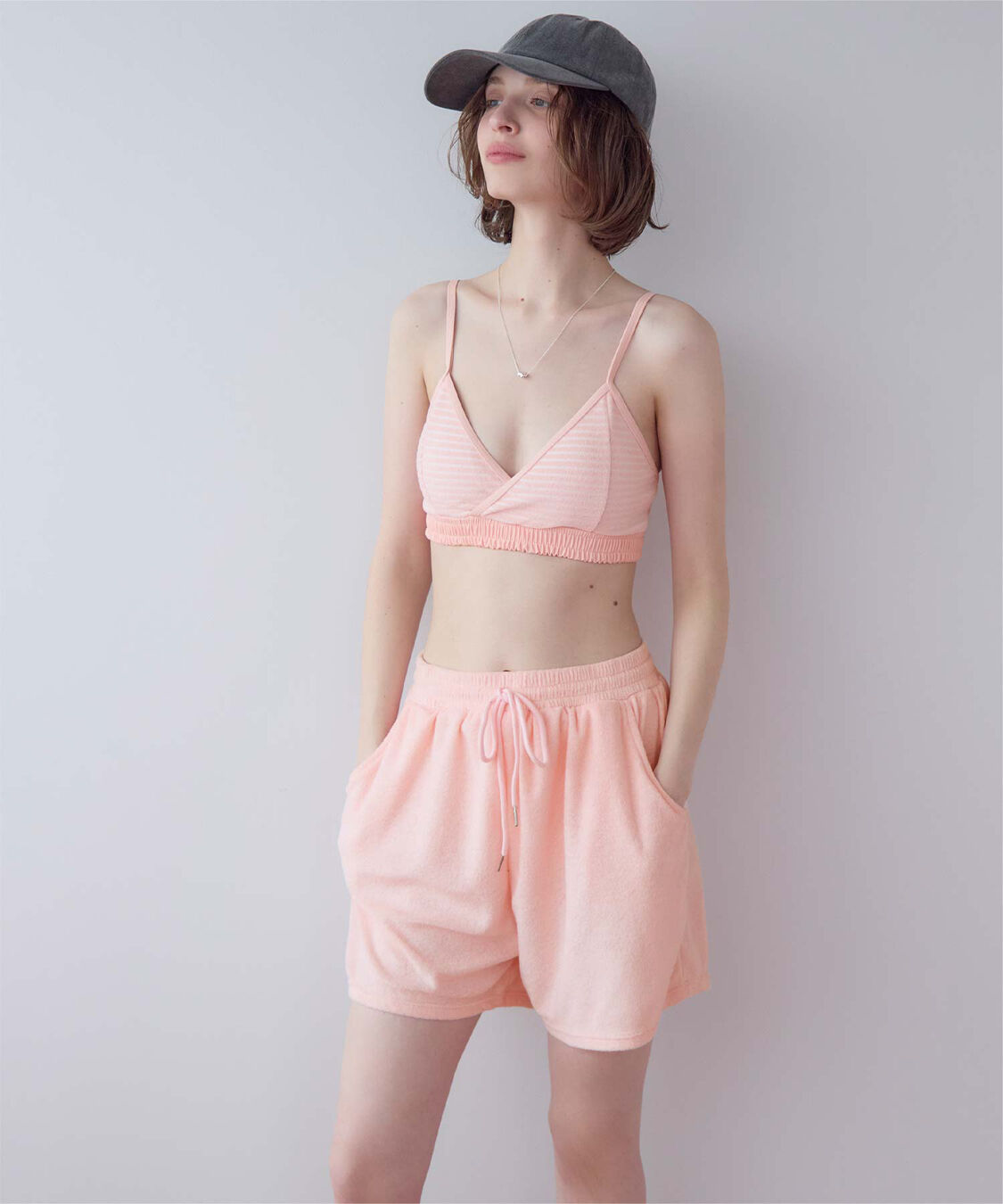 SEA DRESS「パイル地ボーダースポーティービキニ/水着」|ビキニ|