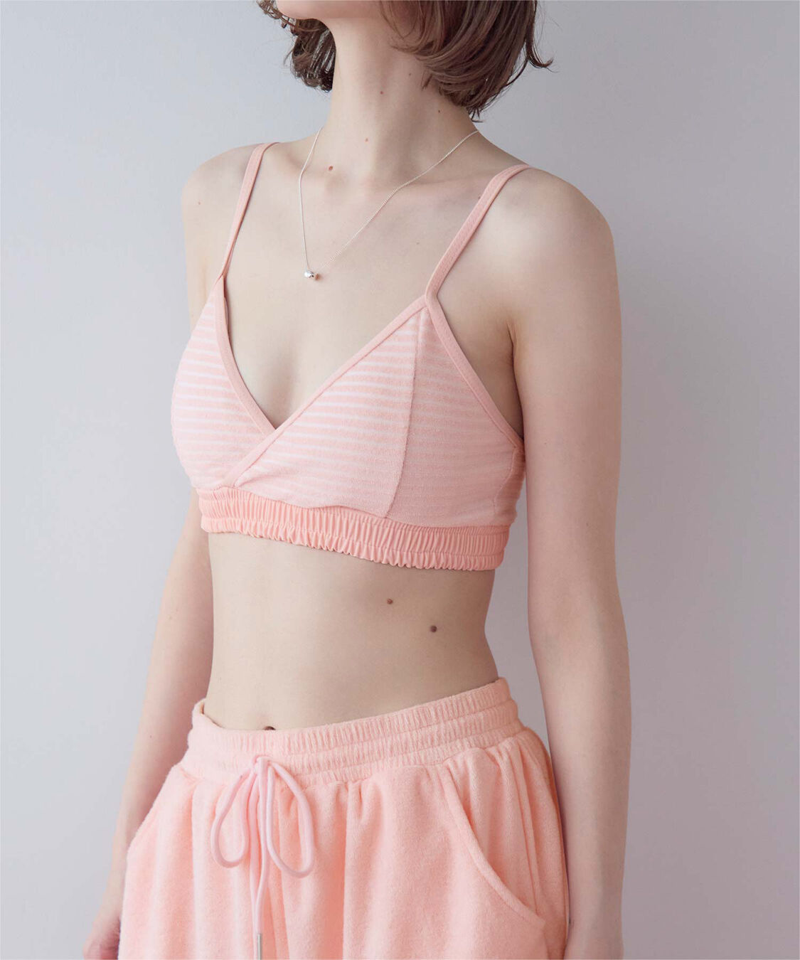 SEA DRESS「パイル地ボーダースポーティービキニ/水着」|ビキニ|