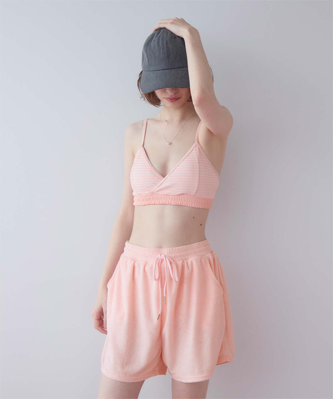 SEA DRESS「パイル地ボーダースポーティービキニ/水着」|ビキニ|