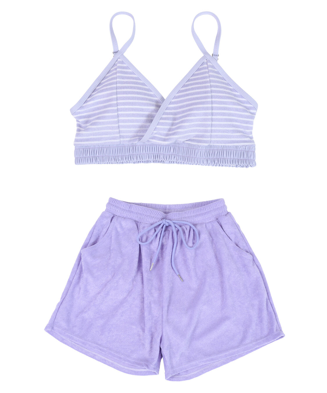 SEA DRESS「パイル地ボーダースポーティービキニ/水着」|ビキニ|