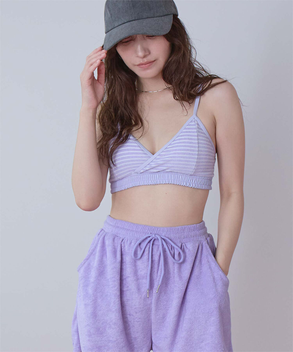 SEA DRESS「パイル地ボーダースポーティービキニ/水着」|ビキニ|