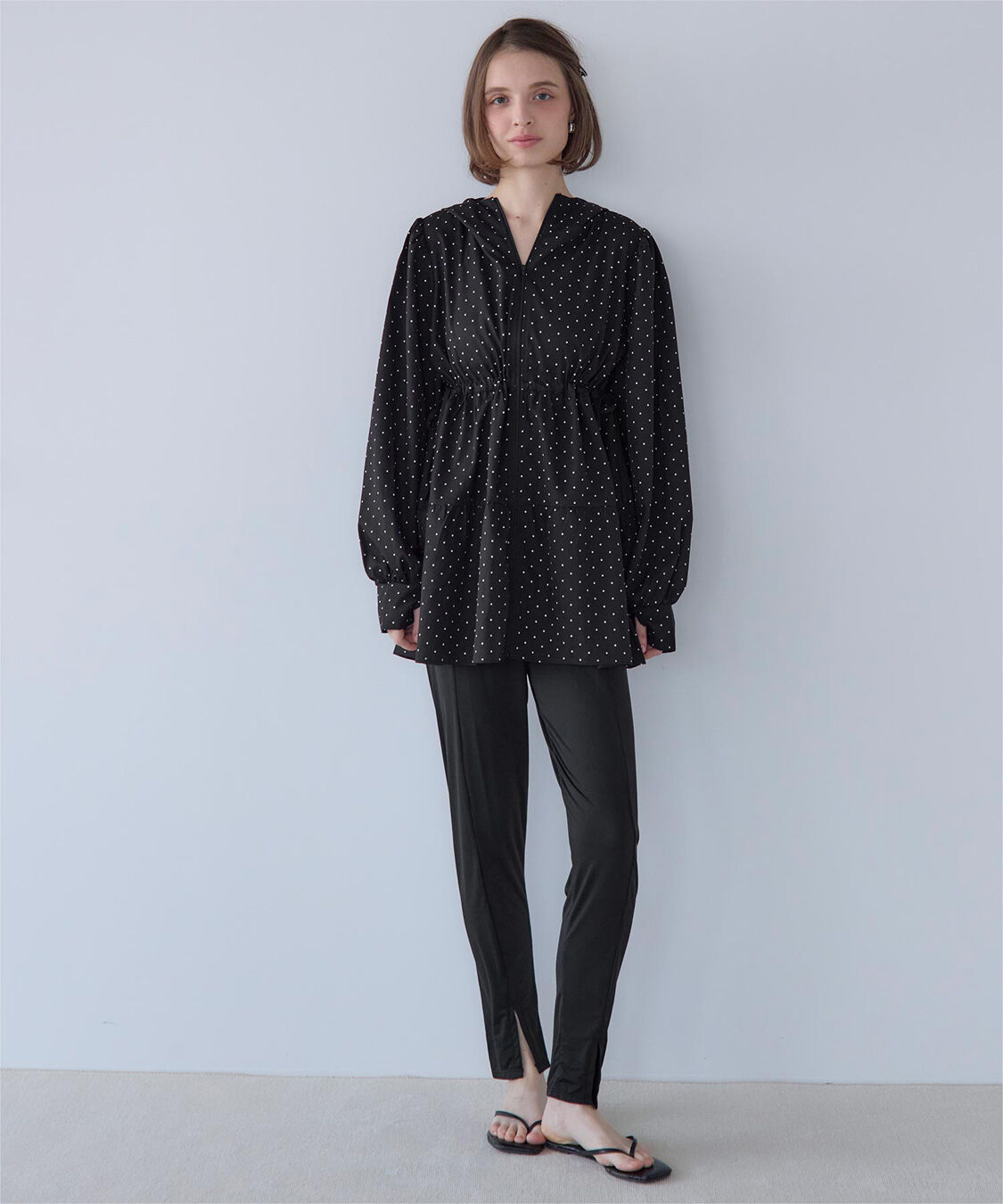 SEA DRESS「センタースリットデザインレギンス/ラッシュガード」|スポーツ|