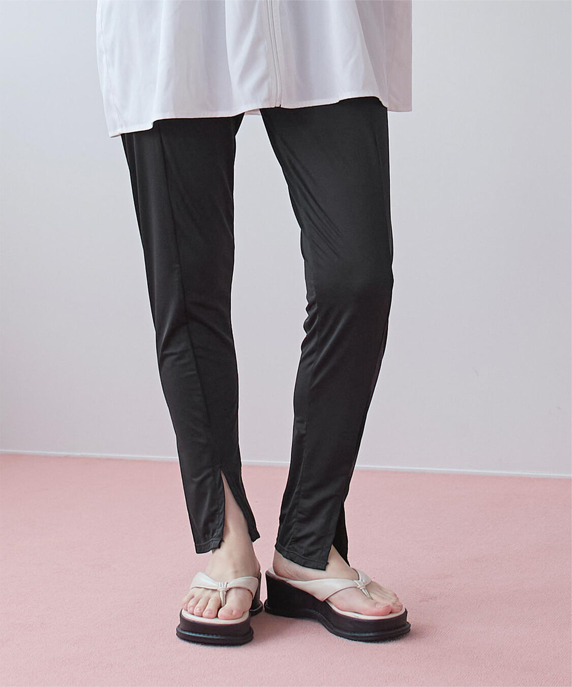 SEA DRESS「センタースリットデザインレギンス/ラッシュガード」|スポーツ|