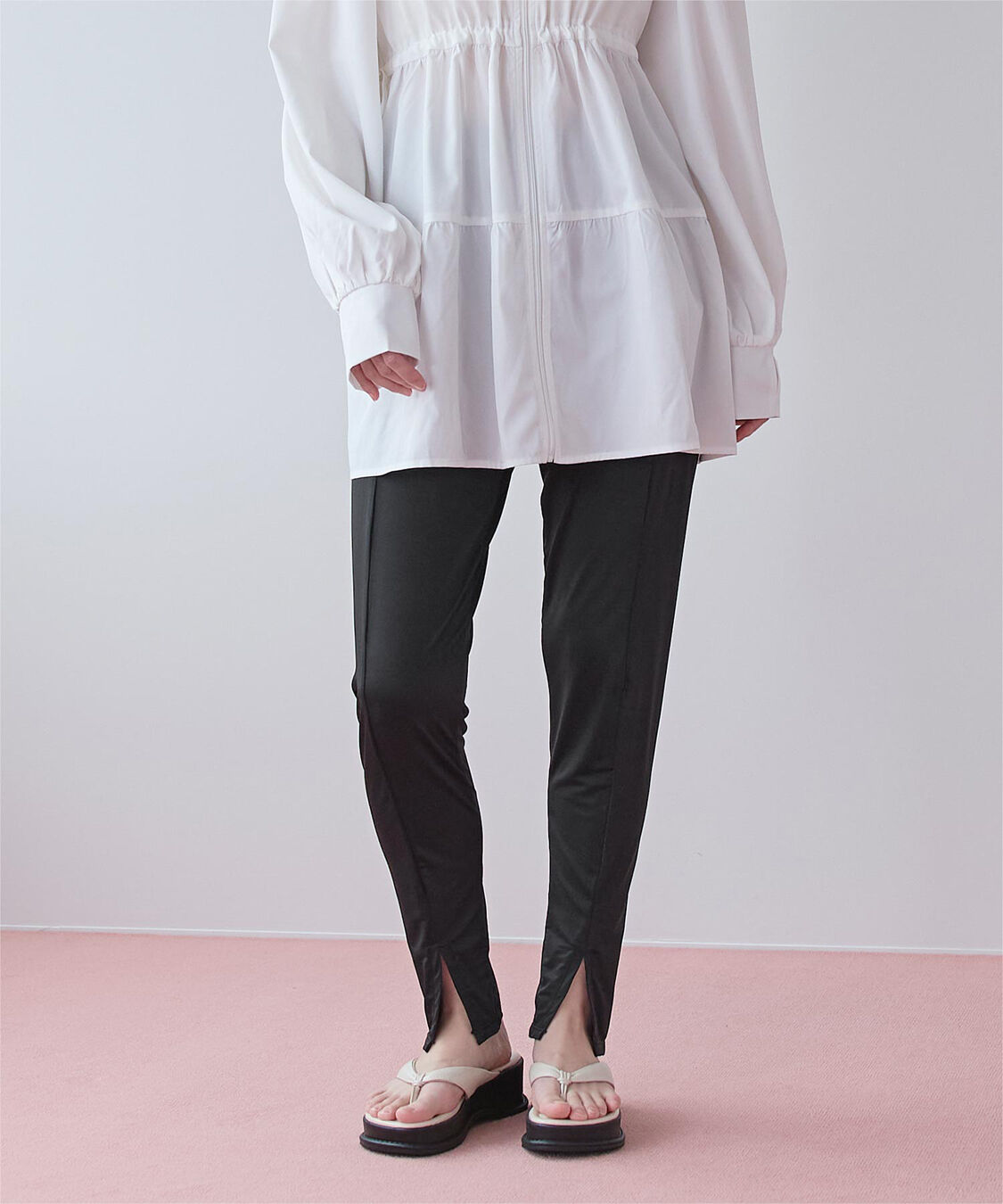 SEA DRESS「センタースリットデザインレギンス/ラッシュガード」|スポーツ|