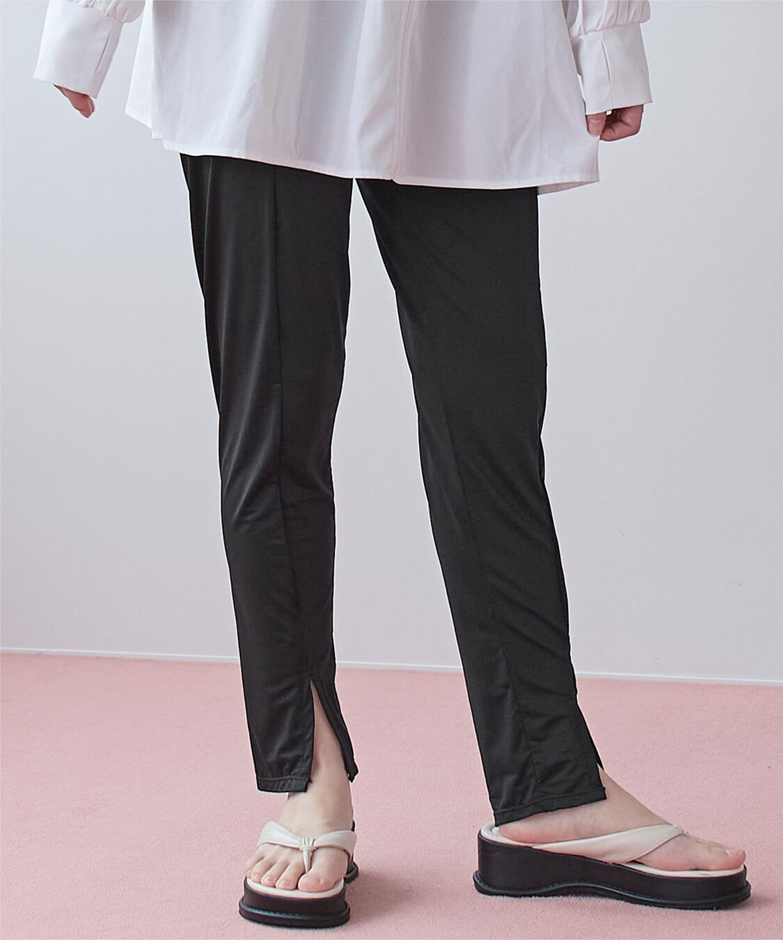 SEA DRESS「センタースリットデザインレギンス/ラッシュガード」|スポーツ|