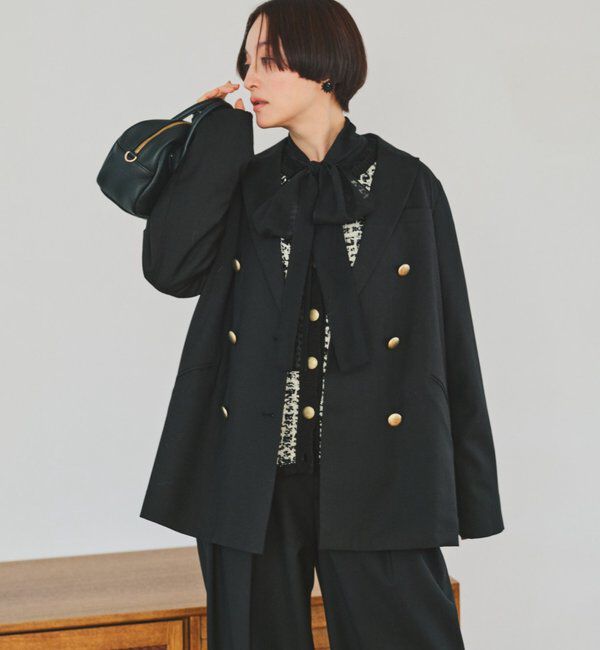  「【セットアップ対応】TRダブルデザインテーラードジャケット」|テーラードジャケット|