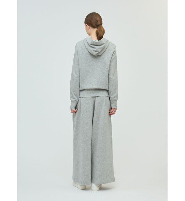 mizuiro ind「mizuiro ind 裏起毛ジップパーカー」|Tシャツ・カットソー|