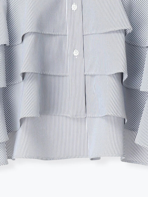 Te chichi「ティアードフリルクロップトシャツ」|シャツ・ブラウス|