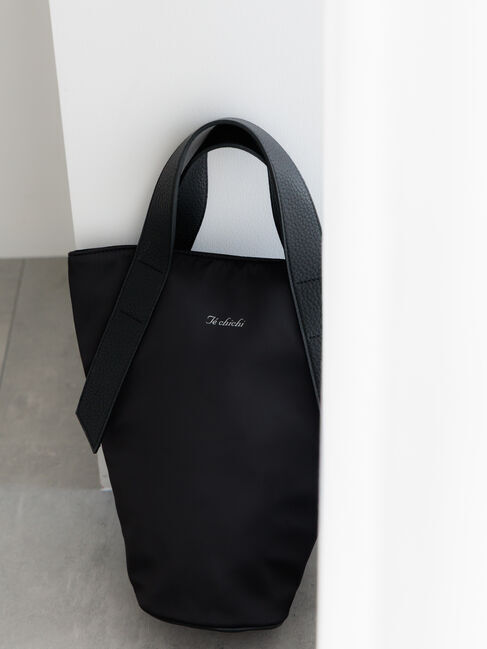 Te chichi「サテンバケットバッグ」|その他|ブラック