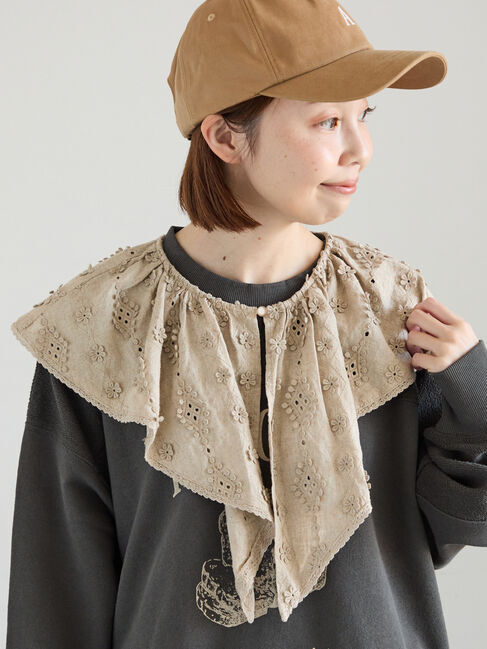 Samansa Mos2「【消臭効果】イニシャル刺繍キャップ」|その他|