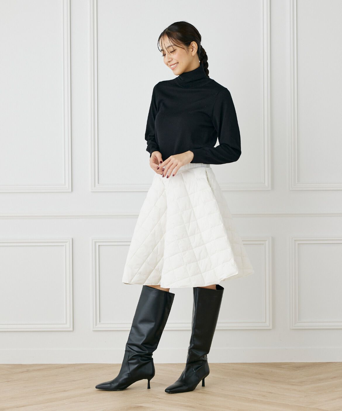 DAY by DAY it&rsquo;s international「W LINE フレアダウンスカート《TAION》」|フレア|