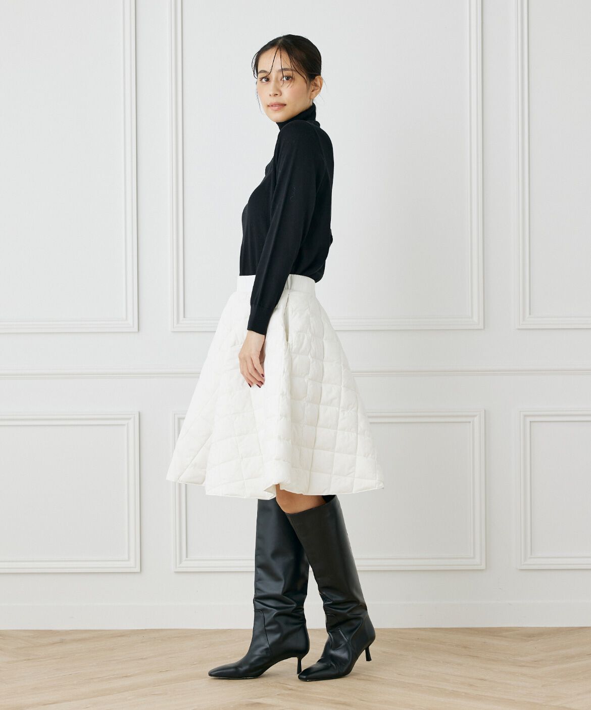 DAY by DAY it&rsquo;s international「W LINE フレアダウンスカート《TAION》」|フレア|