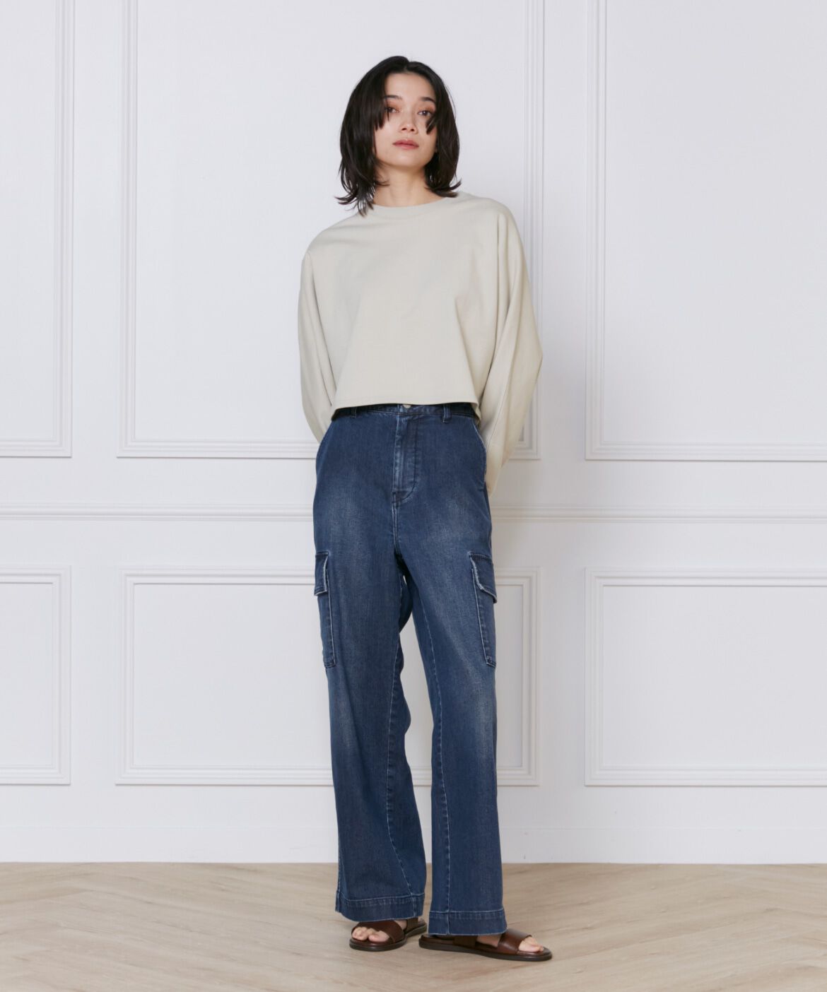 INED「《SUPERIOR CLOSET》別注カーゴデニム《Healthy DENIM》」|カーゴ|