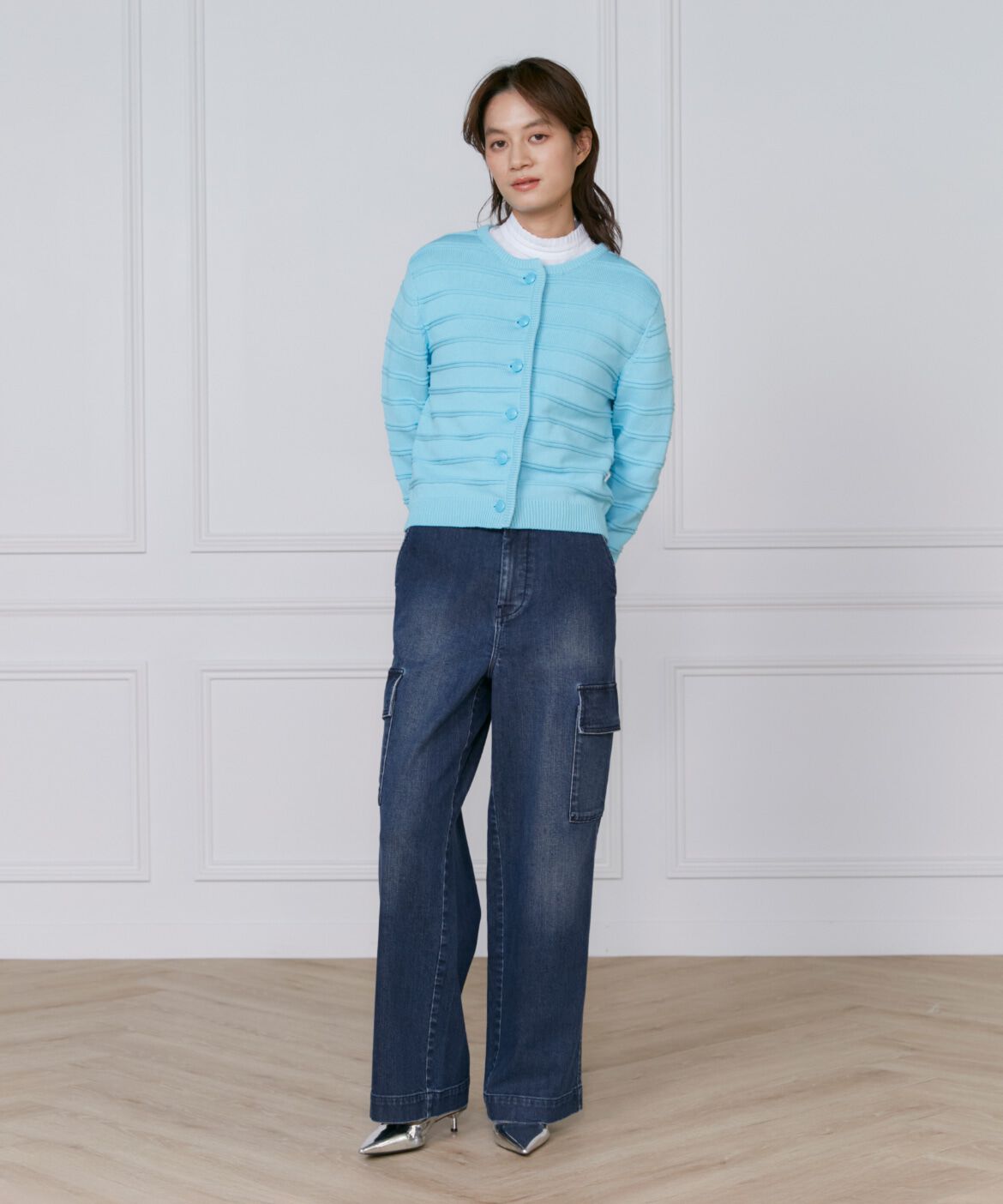 INED「《SUPERIOR CLOSET》別注カーゴデニム《Healthy DENIM》」|カーゴ|