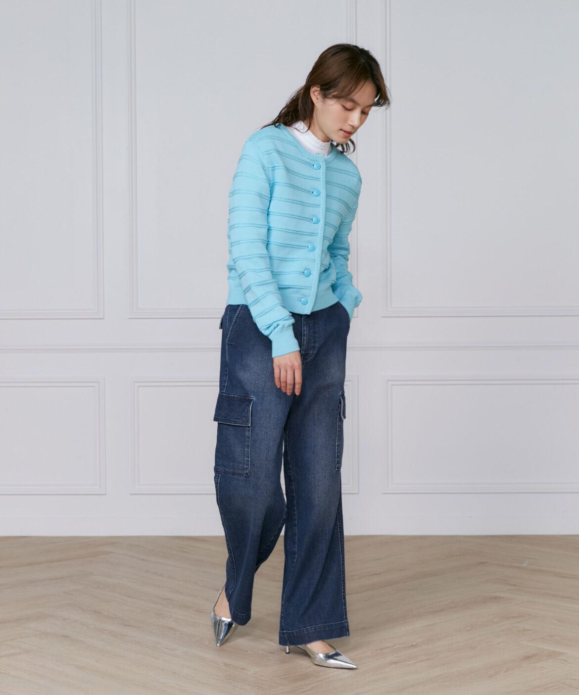 INED「《SUPERIOR CLOSET》別注カーゴデニム《Healthy DENIM》」|カーゴ|