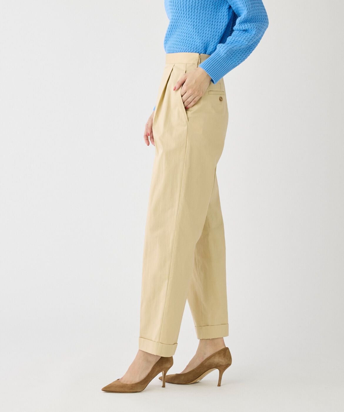 DAY by DAY it&rsquo;s international「ワンタックテーパードパンツ」|スラックス|