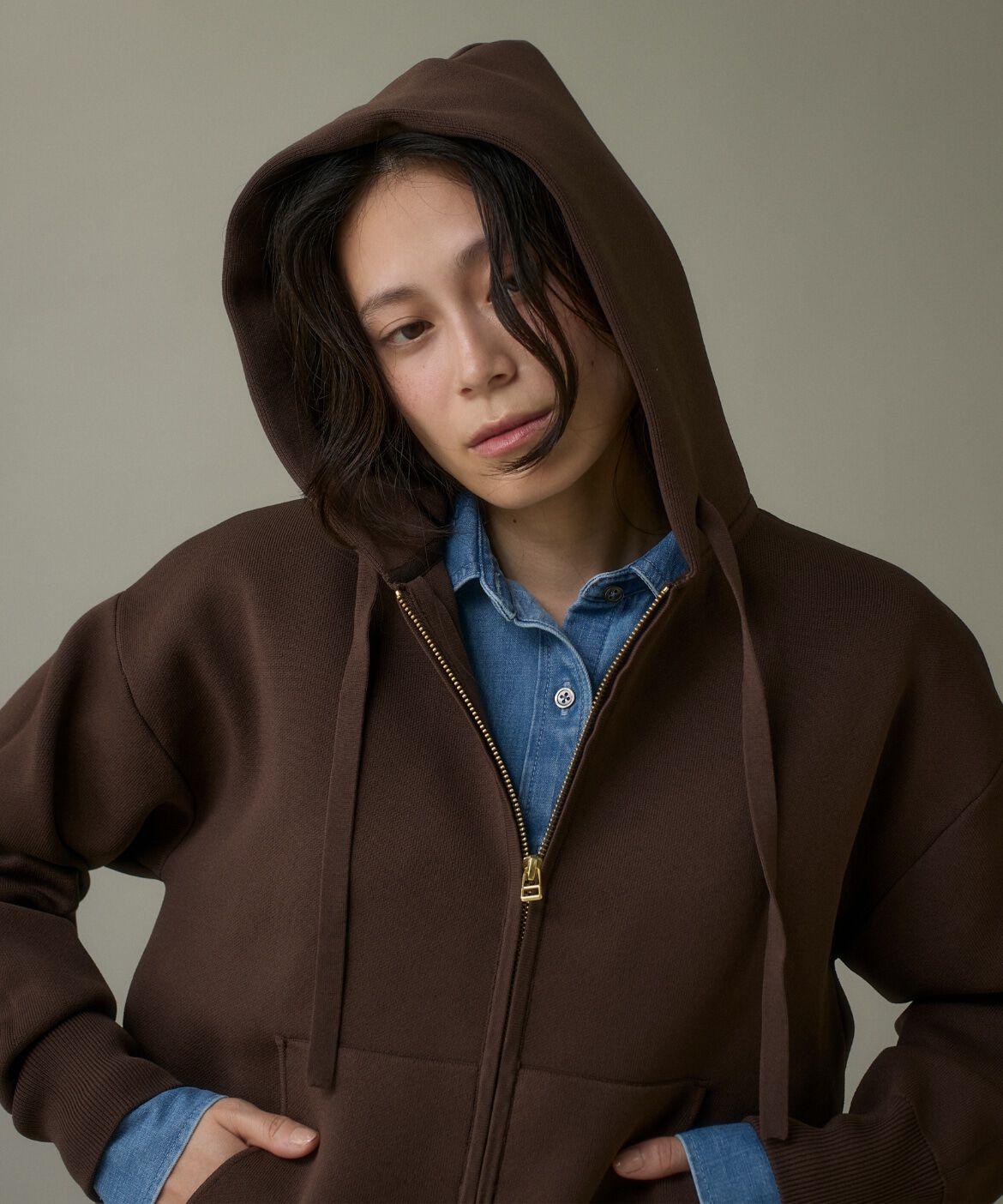 DAY by DAY it&rsquo;s international「ジップアップフーディ」|ニット・セーター|