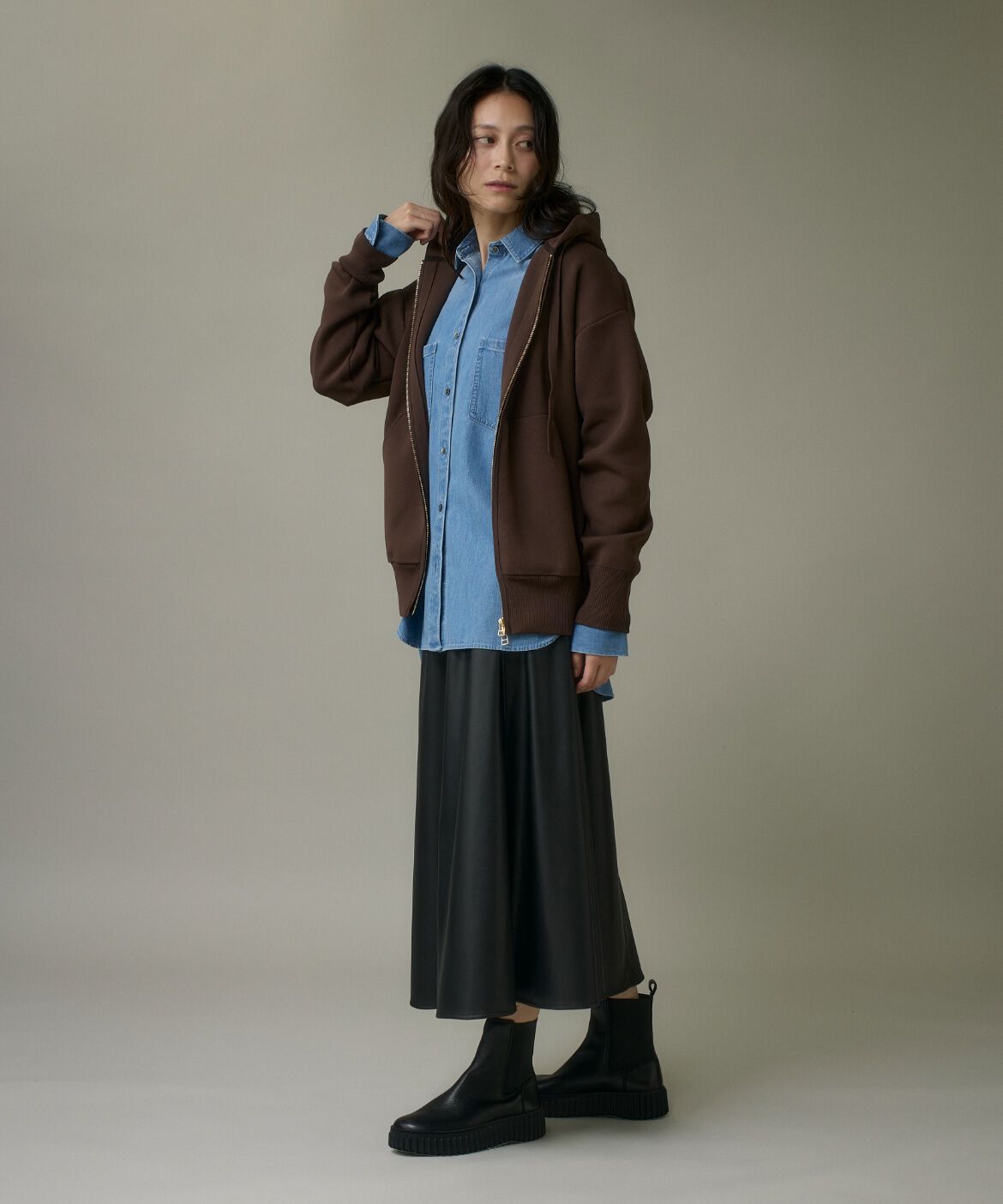 DAY by DAY it&rsquo;s international「ジップアップフーディ」|ニット・セーター|