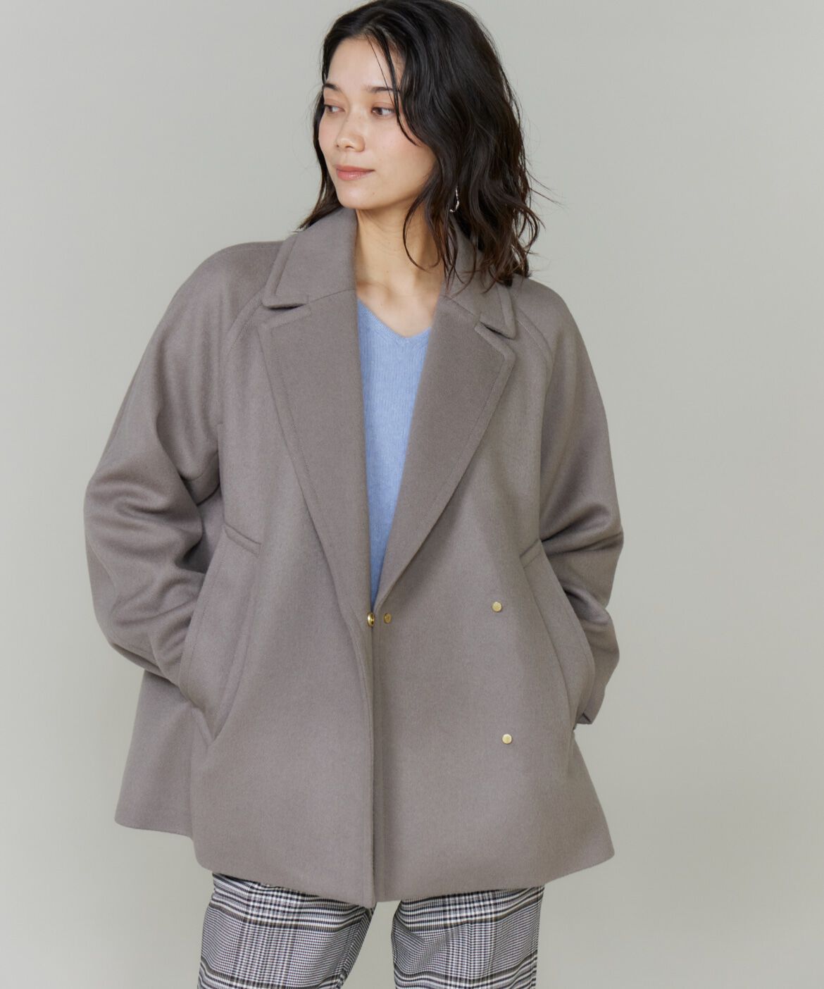 INED「Pコート」|ピーコート|