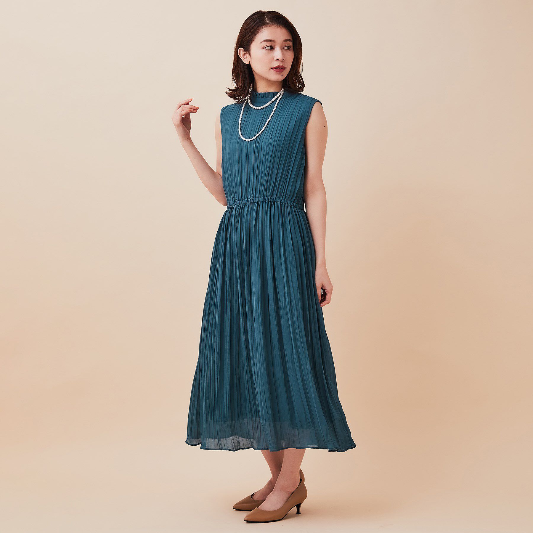 UNTITLED「【追加6/日本製】2連フェイクパールネックレス」|ネックレス|