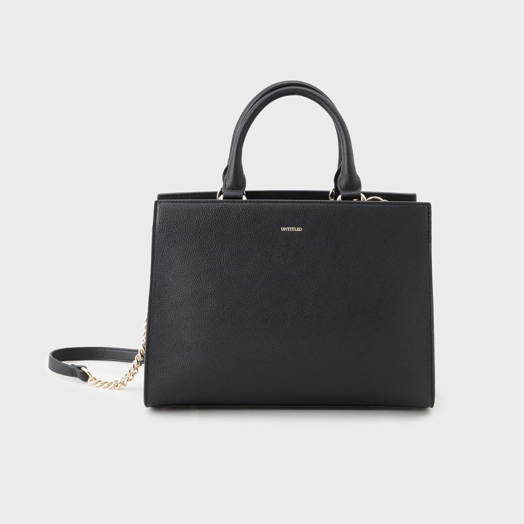 UNTITLED「【セレモニー対応】ボクシーショルダー」|ショルダー・メッセンジャー|ブラック(019)