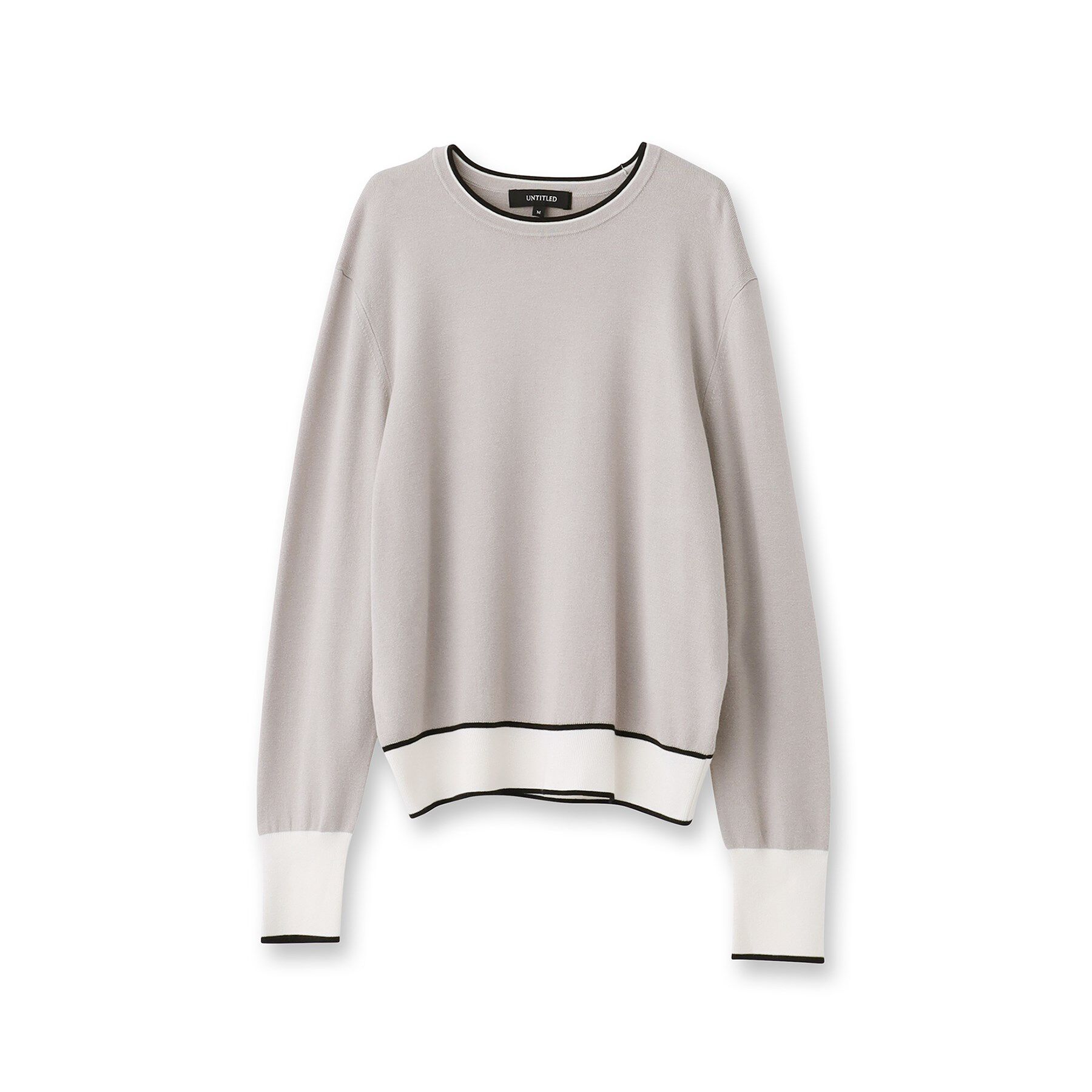 UNTITLED「【アンサンブル可能/6色展開】スパンレーヨン プルオーバーニット」|ニット・セーター|