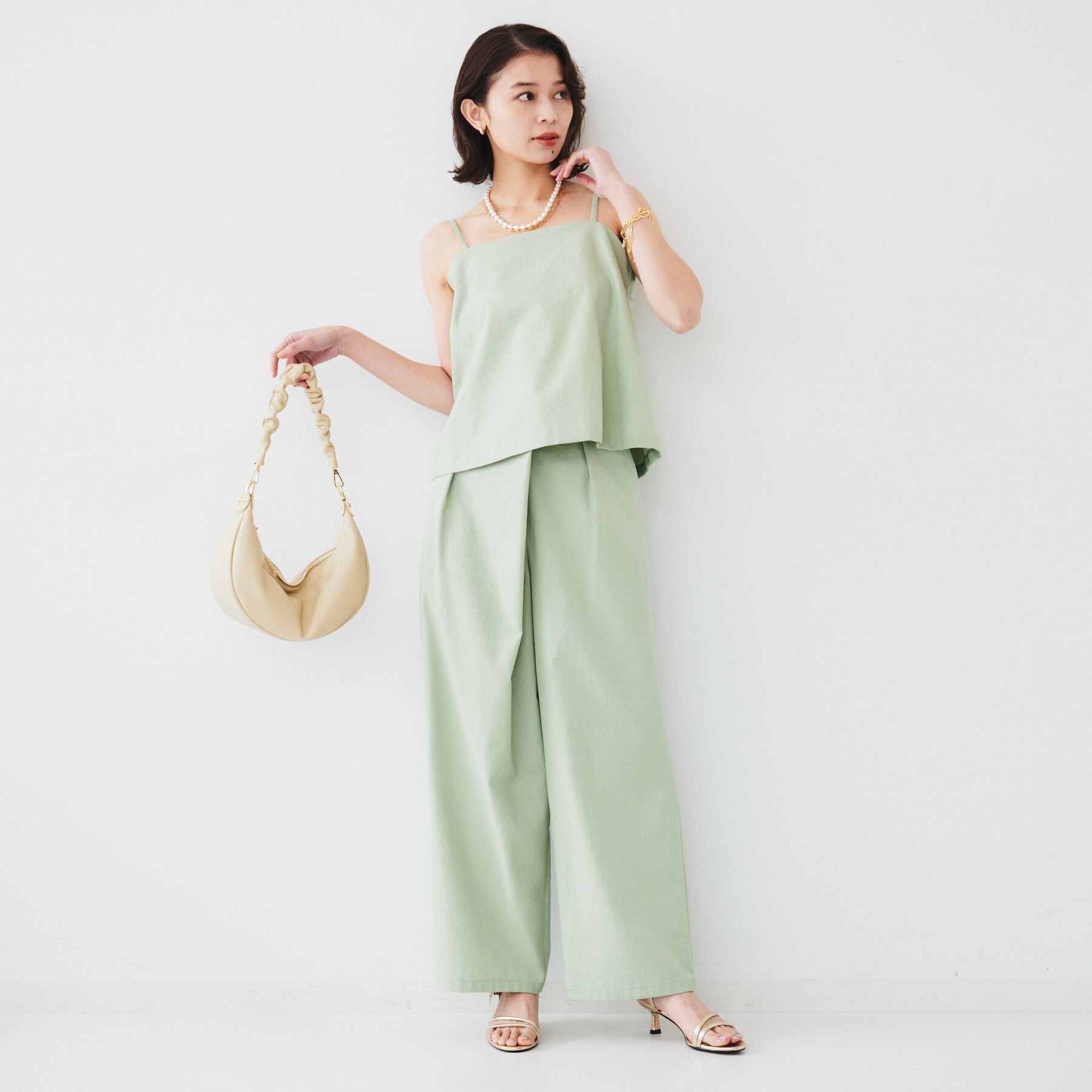 UNTITLED「【セットアップ可能】ビスチェキャミソール」|キャミソール|