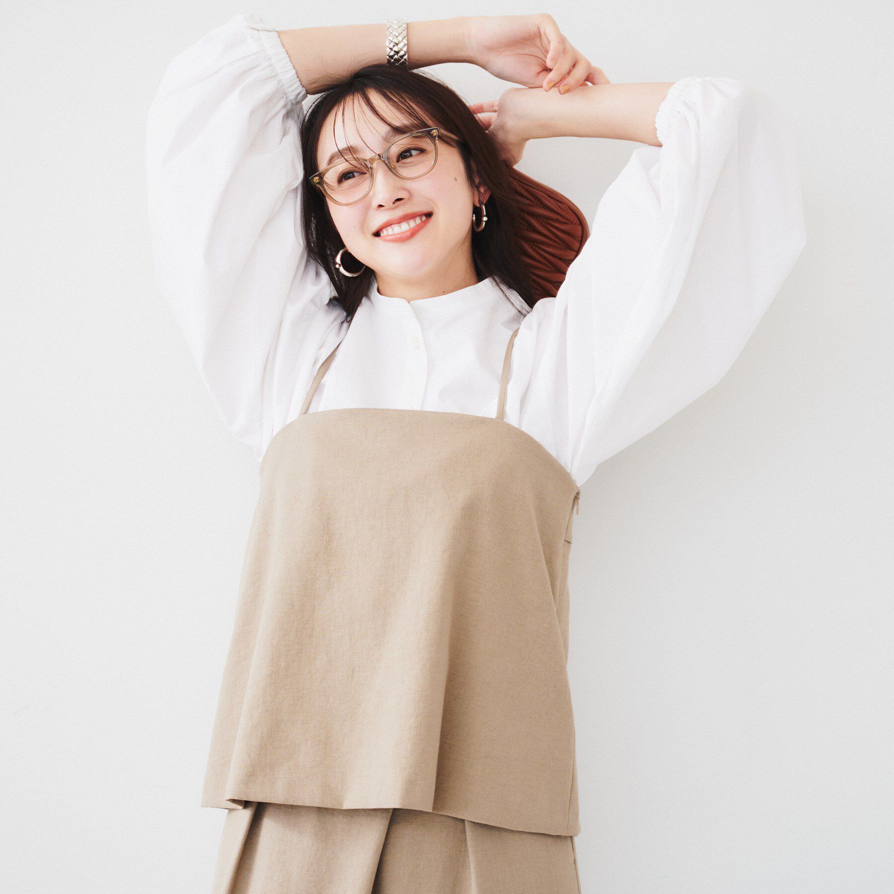 UNTITLED「【セットアップ可能】ビスチェキャミソール」|キャミソール|ベージュ(052)