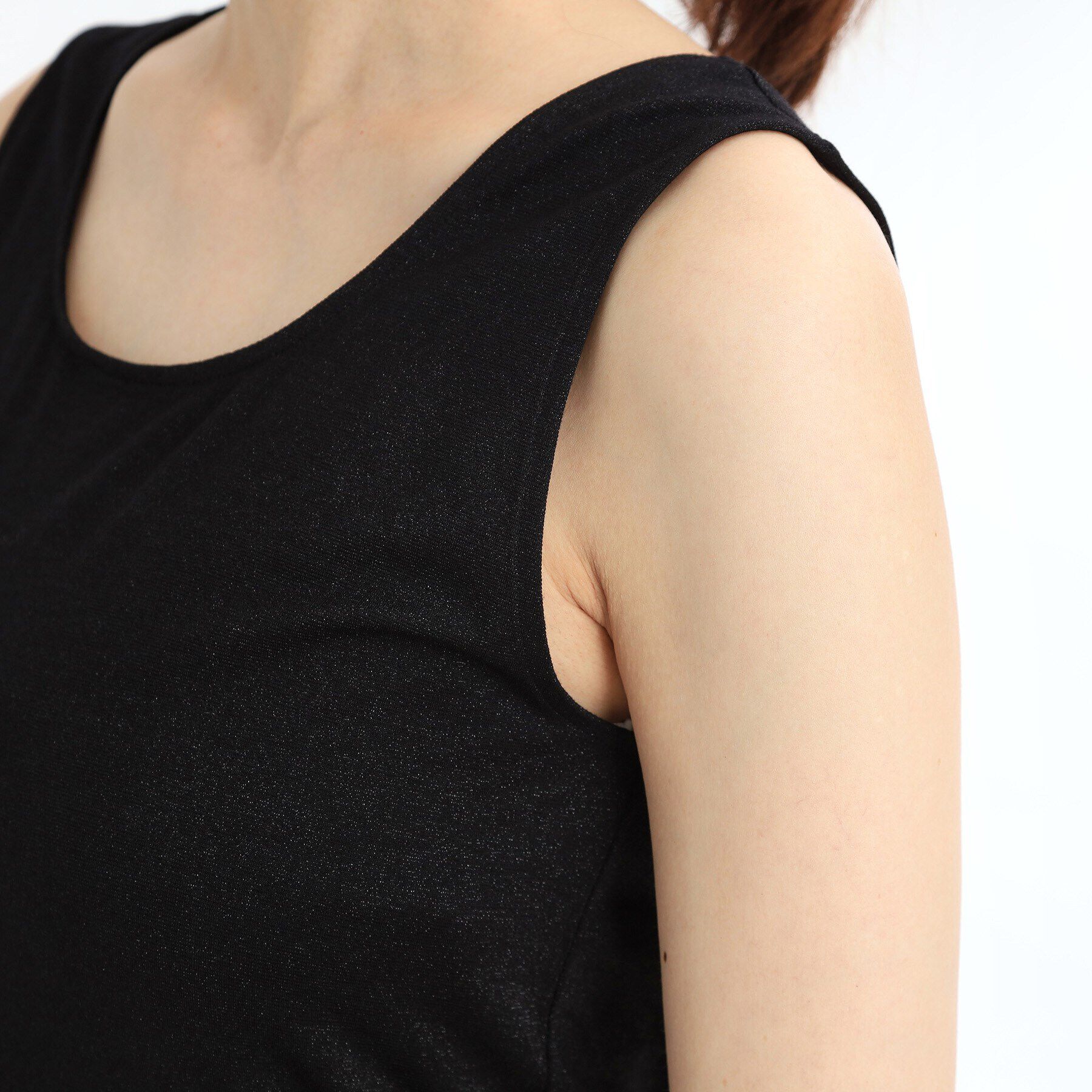 Reflect「【洗える】ベーシックラメタンクトップ」|キャミソール|