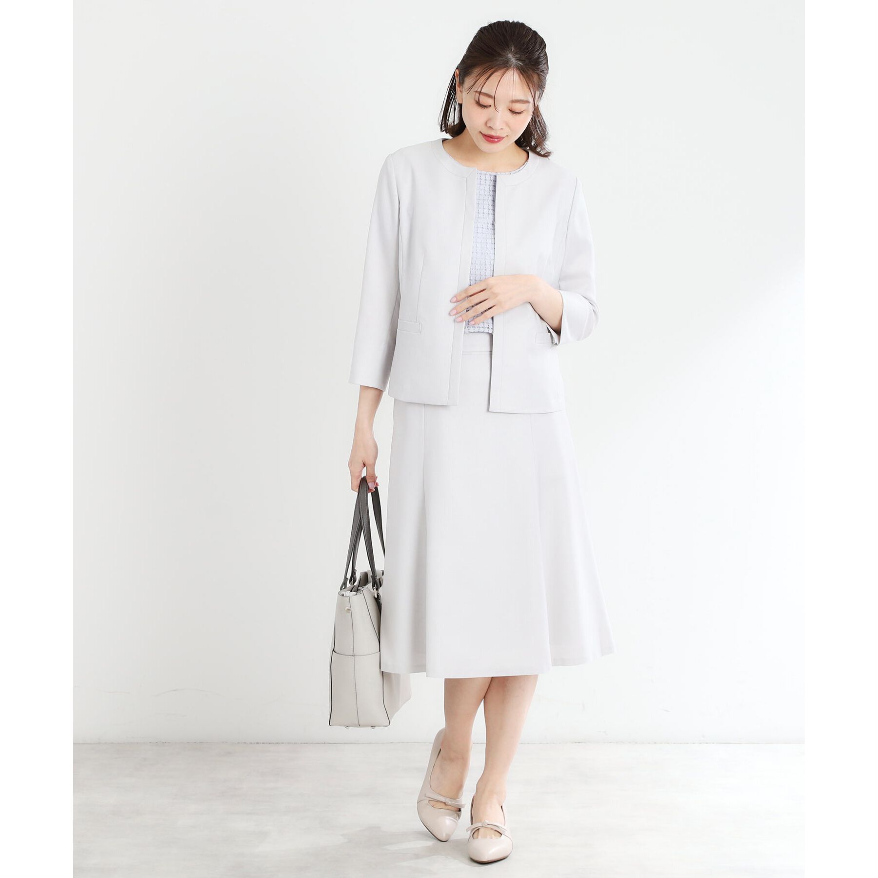 Reflect「【夏SALE／手洗い可】幾何柄レースブラウス」|シャツ・ブラウス|