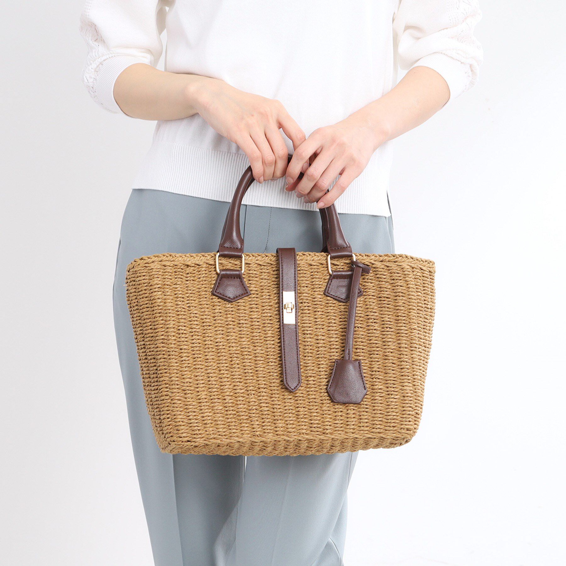 Reflect「【夏SALE／しっかり収納／ショルダー付き】雑材バッグ」|トートバッグ|