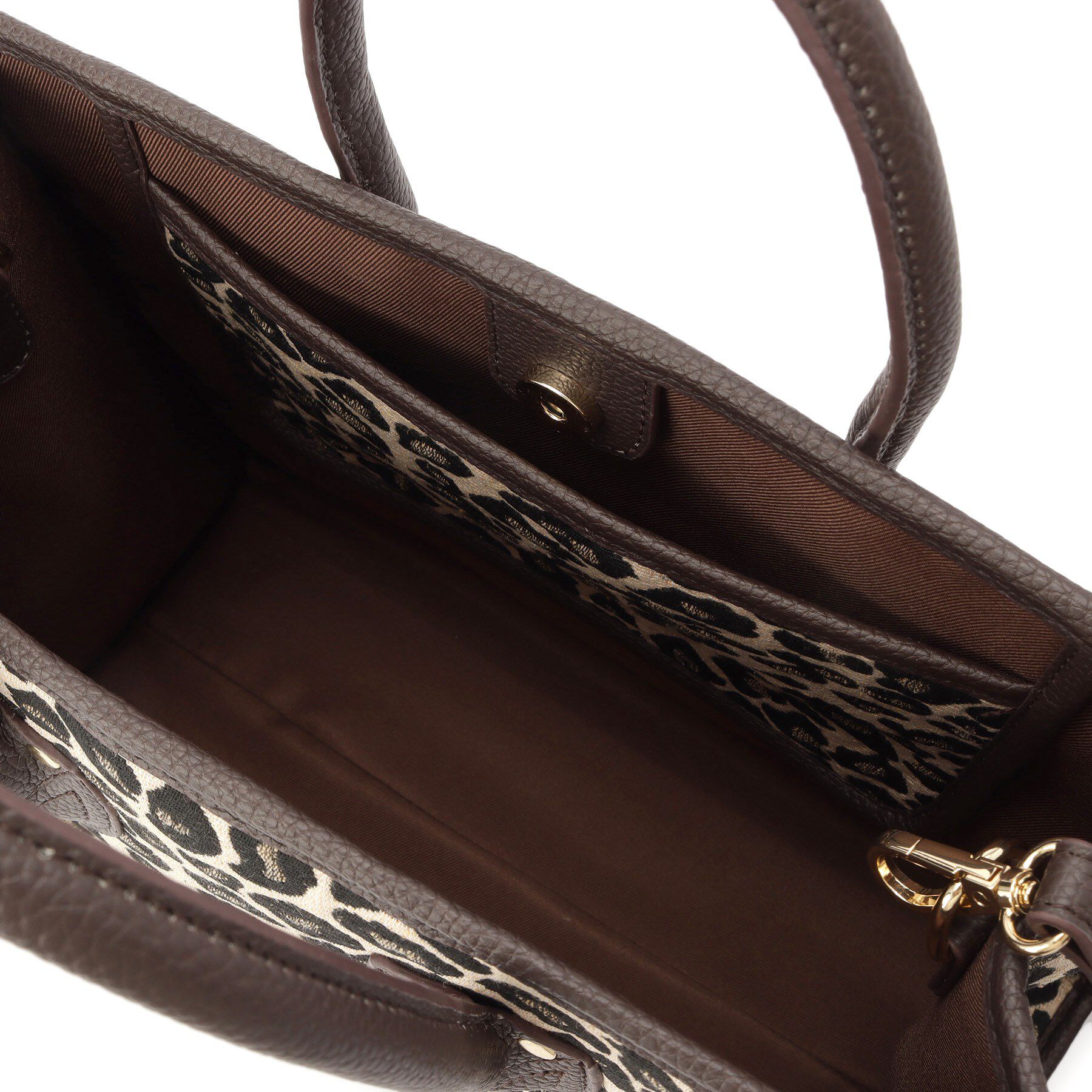 Reflect「【しっかり収納／ショルダー付き】レオパードジャカードバッグ」|トートバッグ|