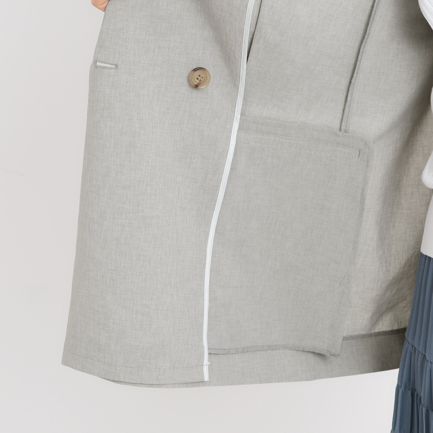 Reflect「【マシンウォッシュ可／セットアップ可／通勤におすすめ】ドライタッチダブルジャケット」|テーラードジャケット|