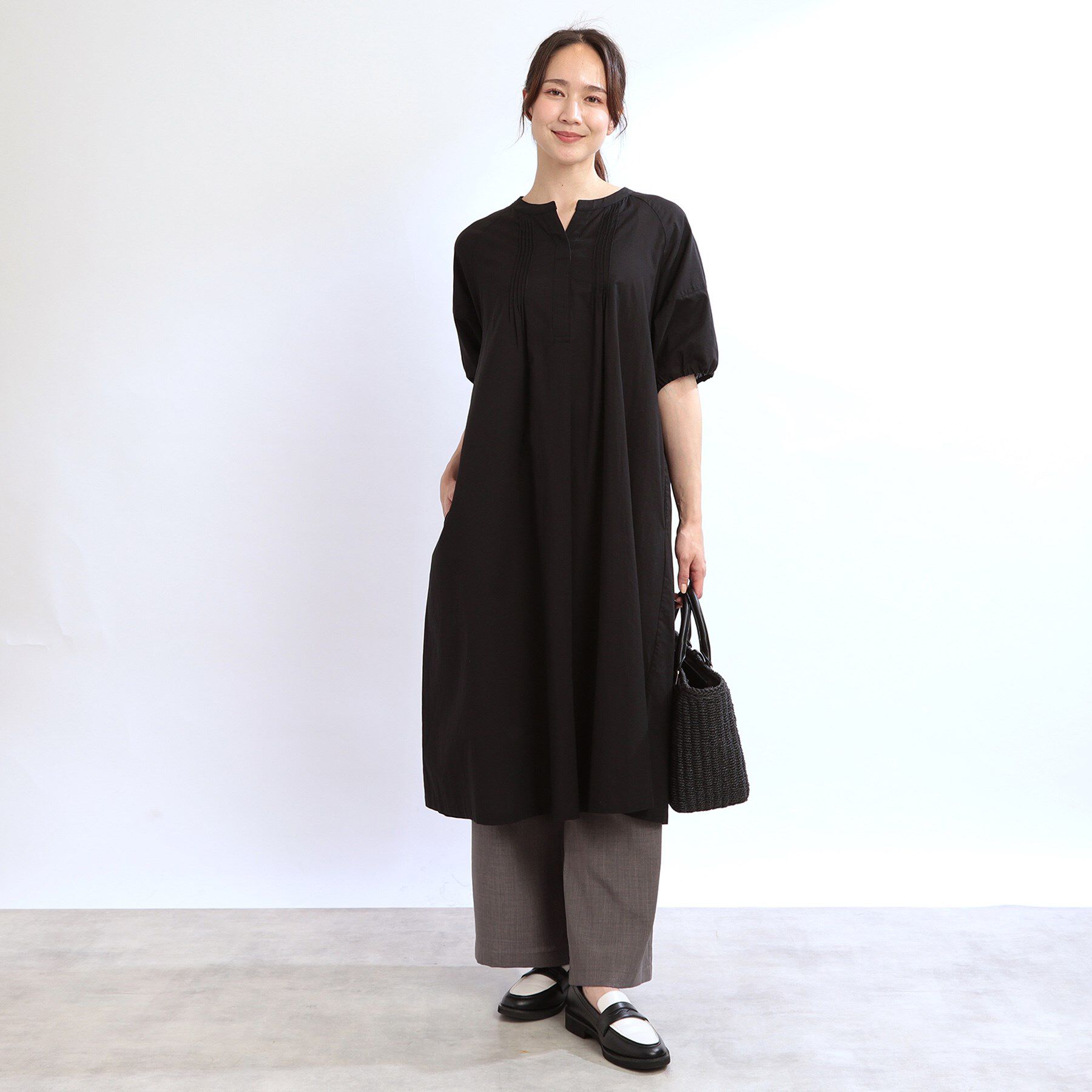 Reflect「【夏SALE／E‐QUALITY／レイヤードスタイルにも◎】ラグランスリーブワンピース」|ワンピース|