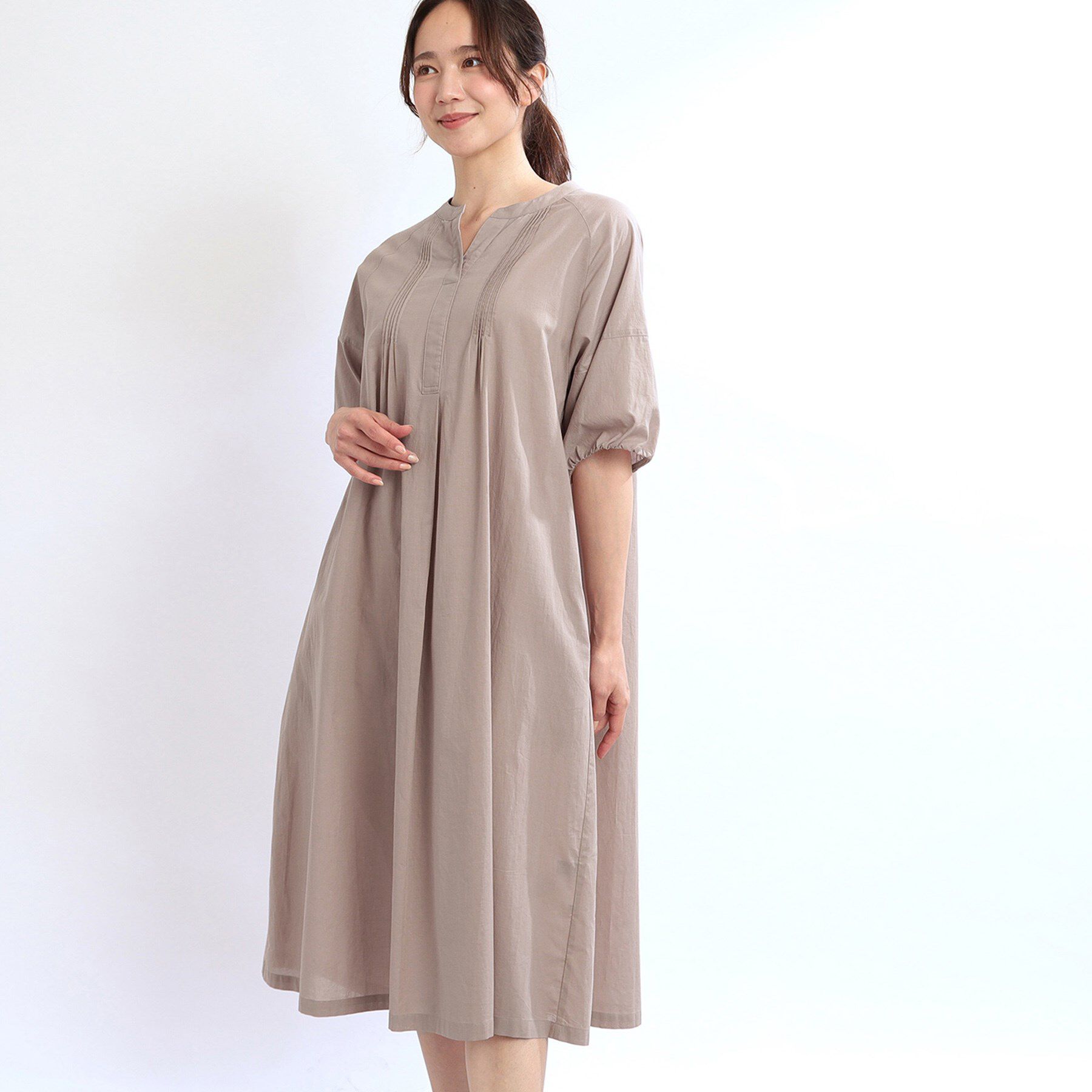 Reflect「【夏SALE／E‐QUALITY／レイヤードスタイルにも◎】ラグランスリーブワンピース」|ワンピース|