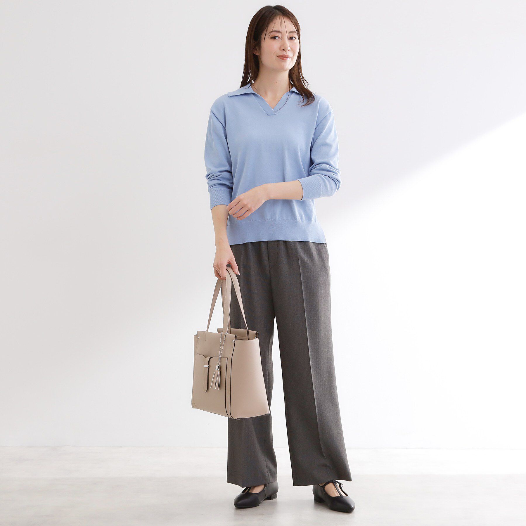 Reflect「【ウエスト総ゴム】チェック柄イージーワイドパンツ」|その他|