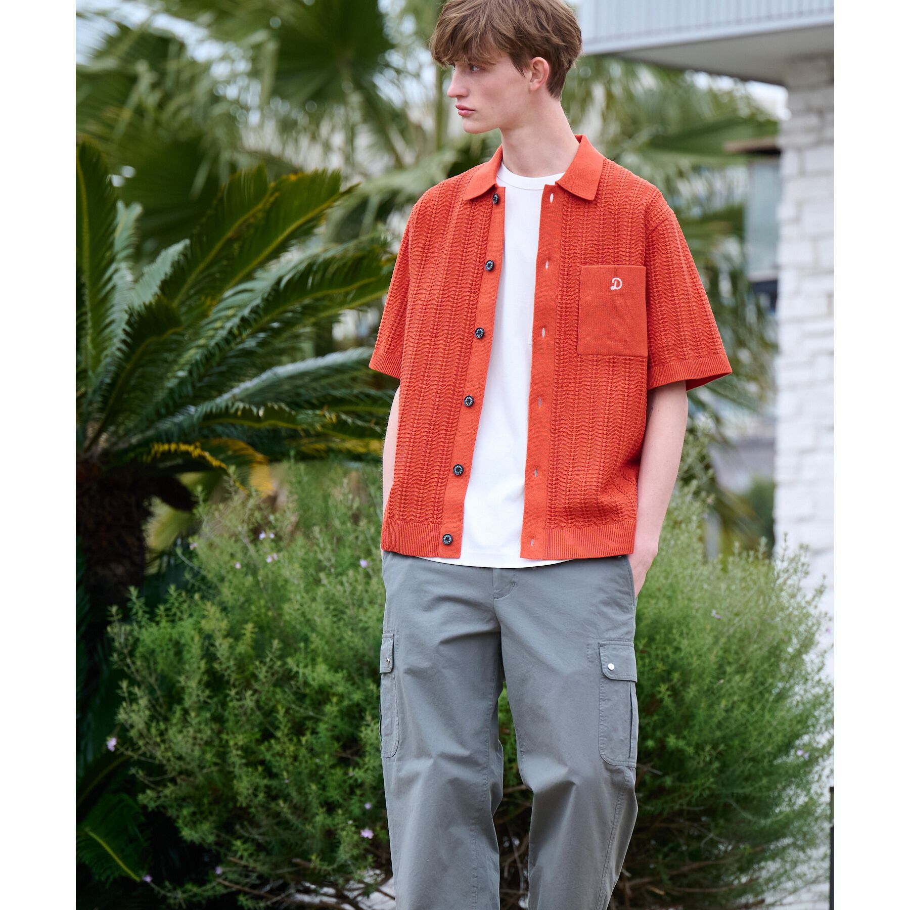 DRESSTERIOR「◆【Safari5月号掲載】オーガニックコットン キューバニットシャツ」|ニット・セーター|