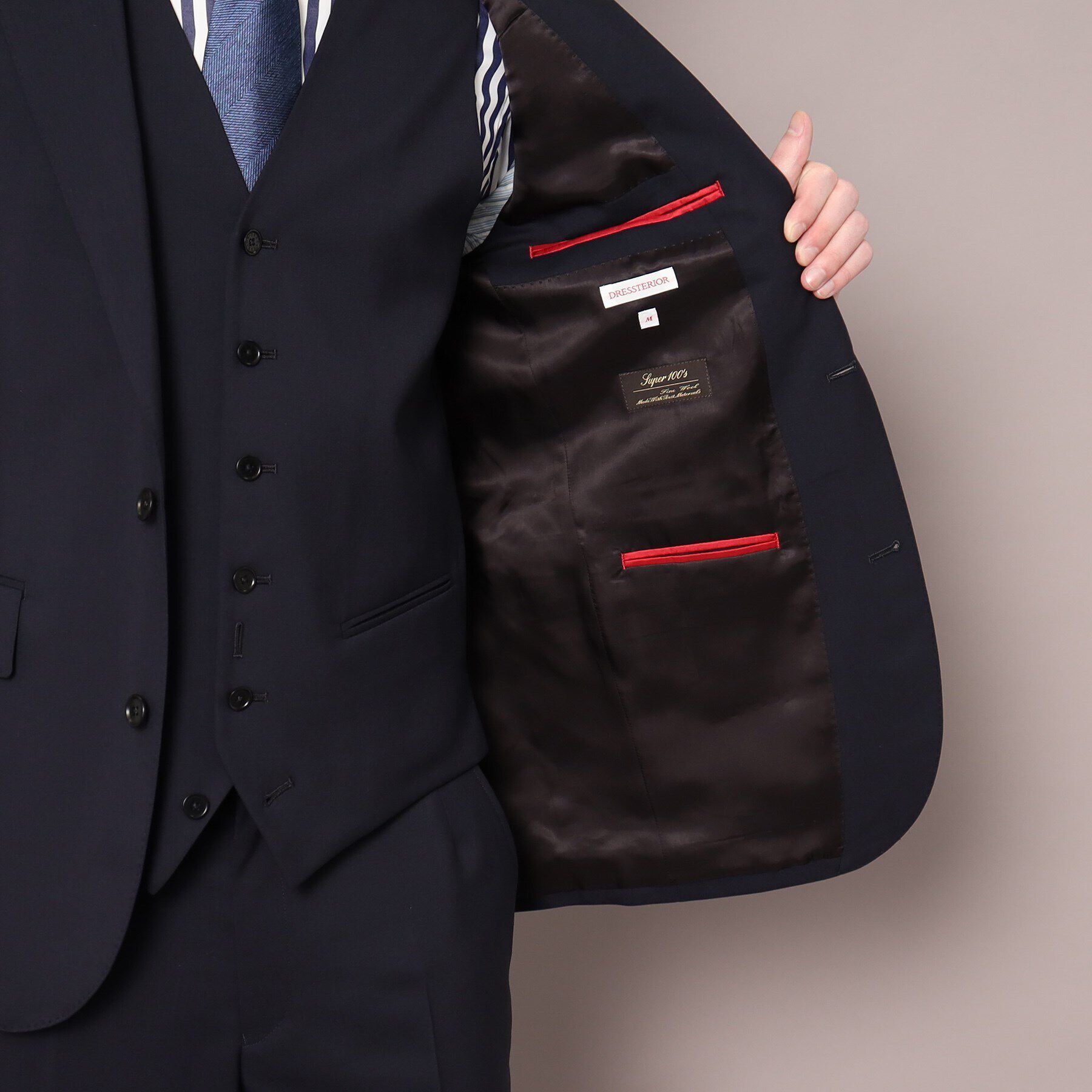 DRESSTERIOR「【セットアップ可】スリーピース SET UP ジャケット」|テーラードジャケット|