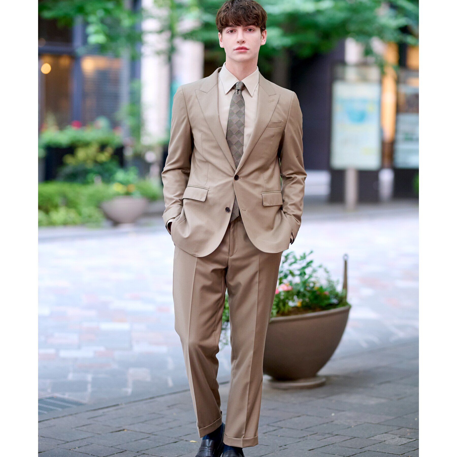 DRESSTERIOR「【セットアップ可】ピークドラペルSET UPジャケット」|テーラードジャケット|