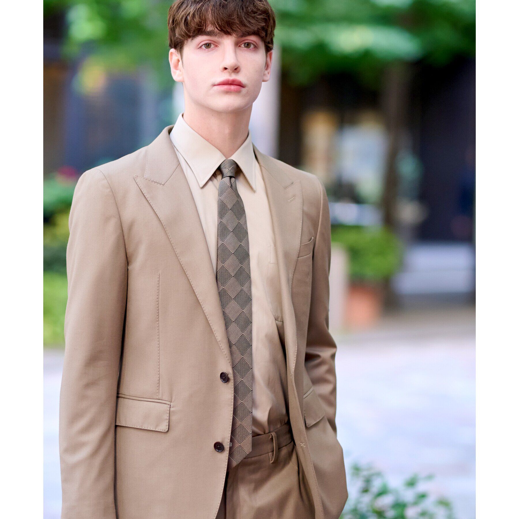 DRESSTERIOR「【セットアップ可】ピークドラペルSET UPジャケット」|テーラードジャケット|