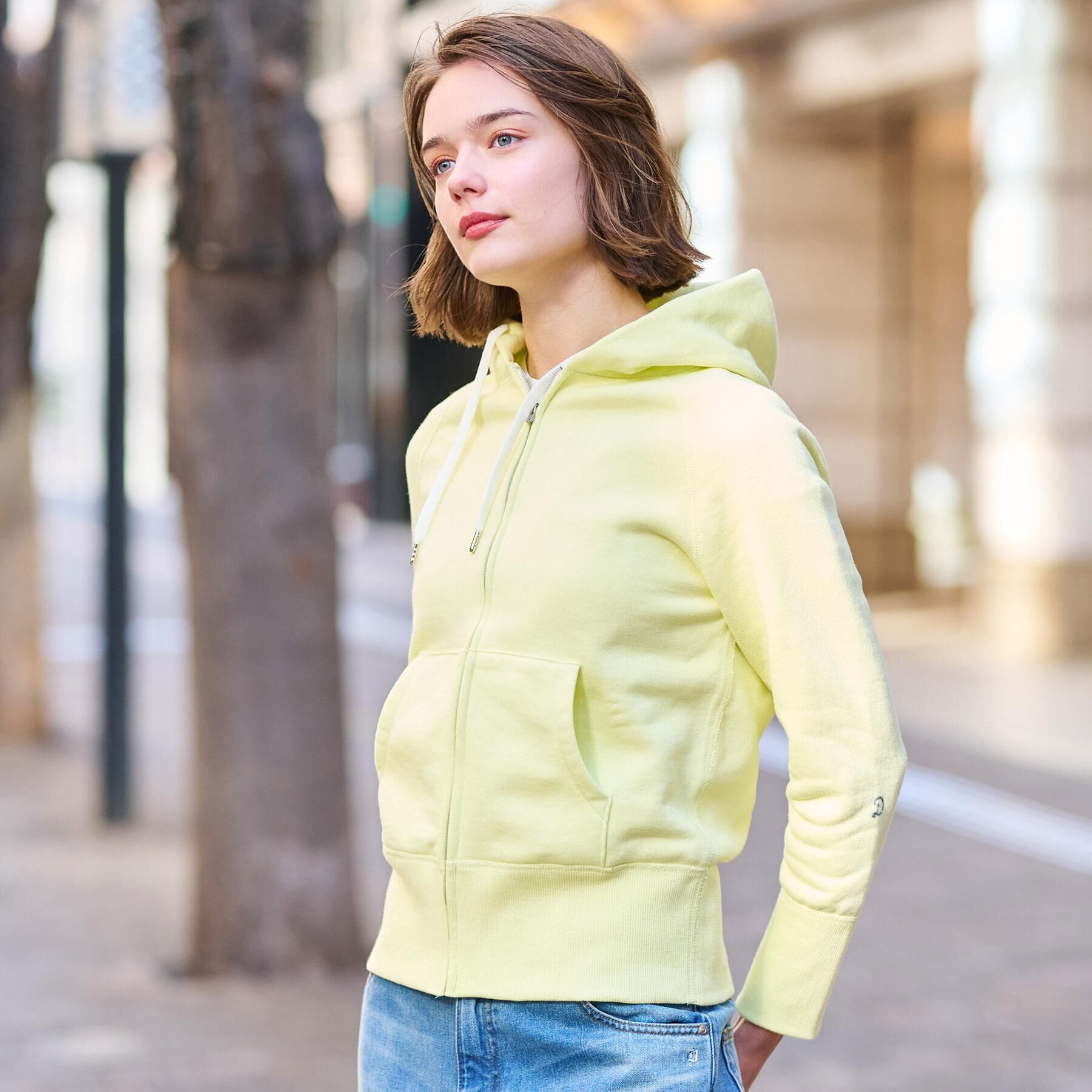 DRESSTERIOR「【NEWカラーあり】ライト裏毛ジップアップパーカ」|パーカー|