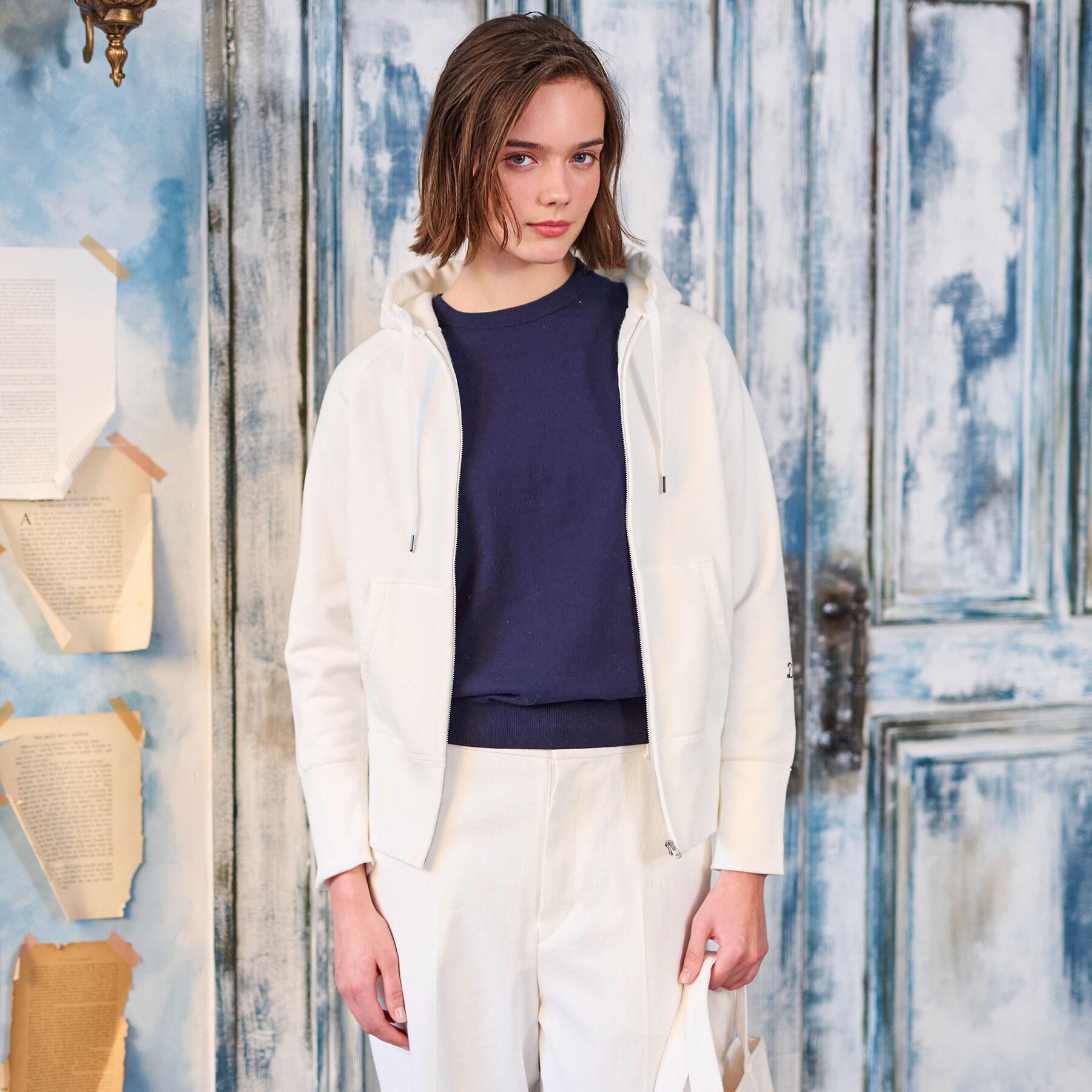 DRESSTERIOR「【NEWカラーあり】ライト裏毛ジップアップパーカ」|パーカー|