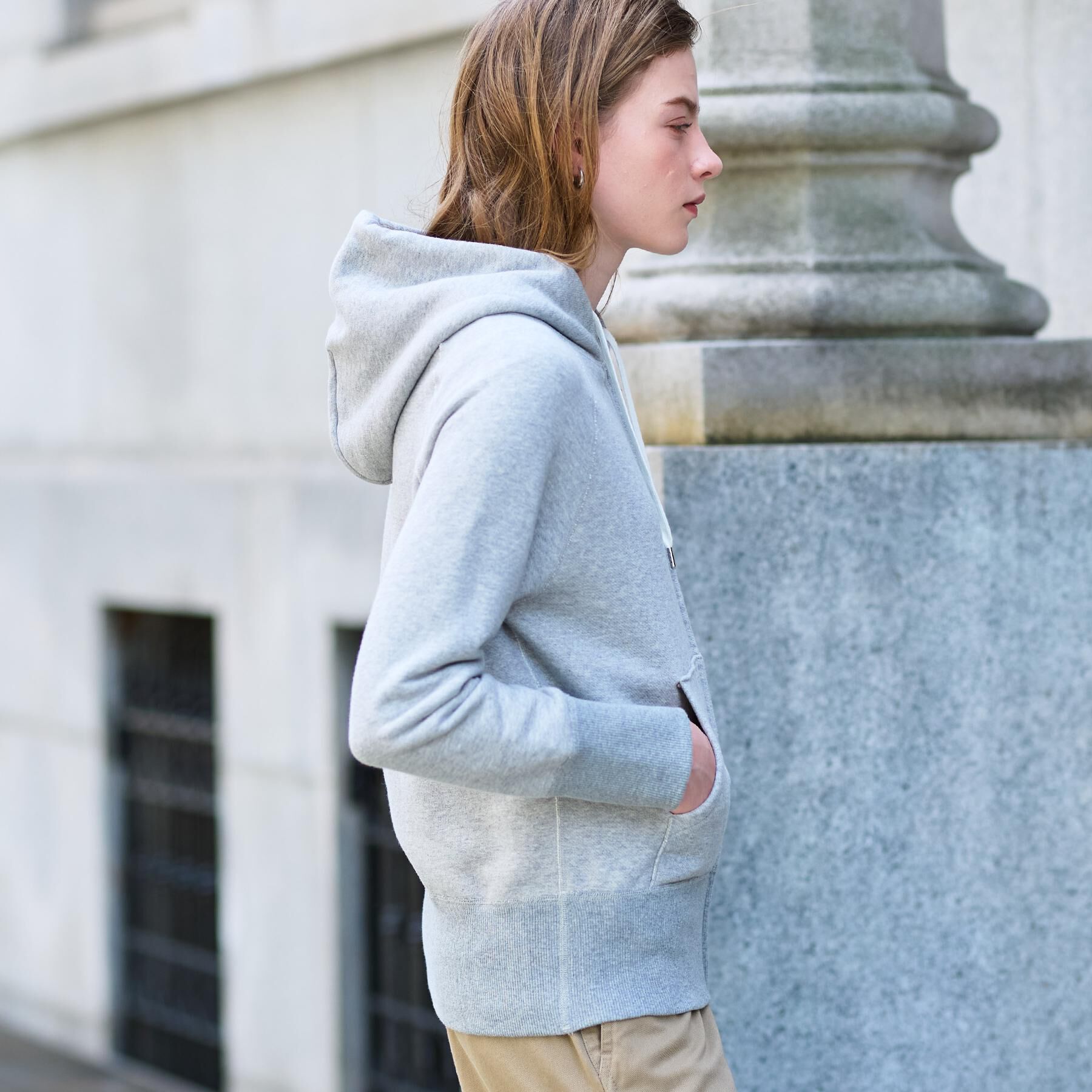 DRESSTERIOR「【NEWカラーあり】ライト裏毛ジップアップパーカ」|パーカー|