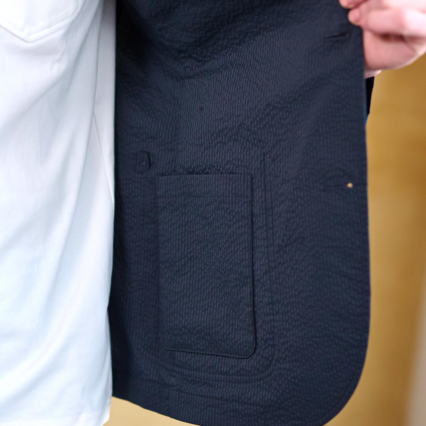 DRESSTERIOR「【洗える/セットアップ可/吸湿速乾/Safari5月号掲載】COOL MAX シアサッカージャケット」|テーラードジャケット|