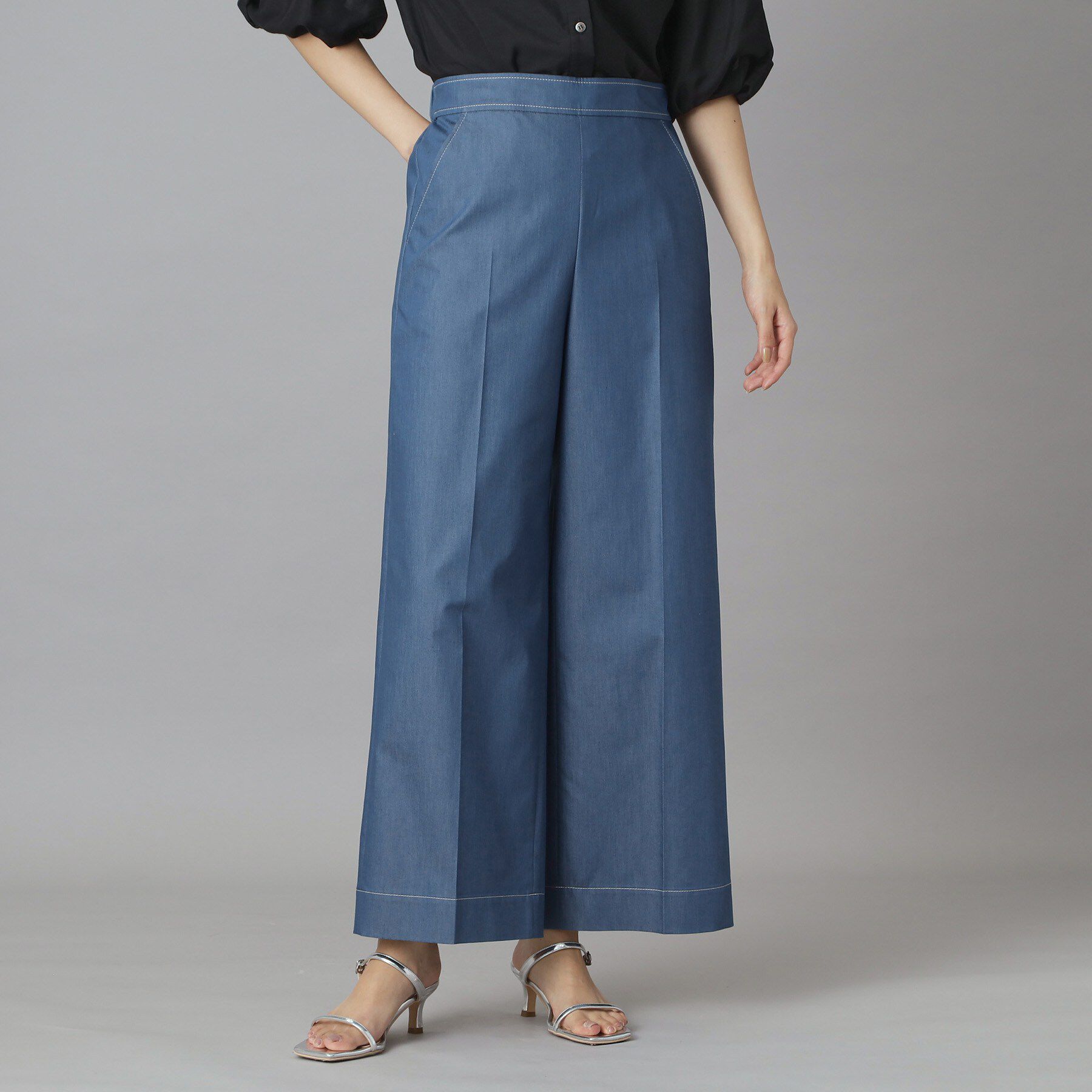 DRESSTERIOR「イージーウエストワイドデニム」|その他|