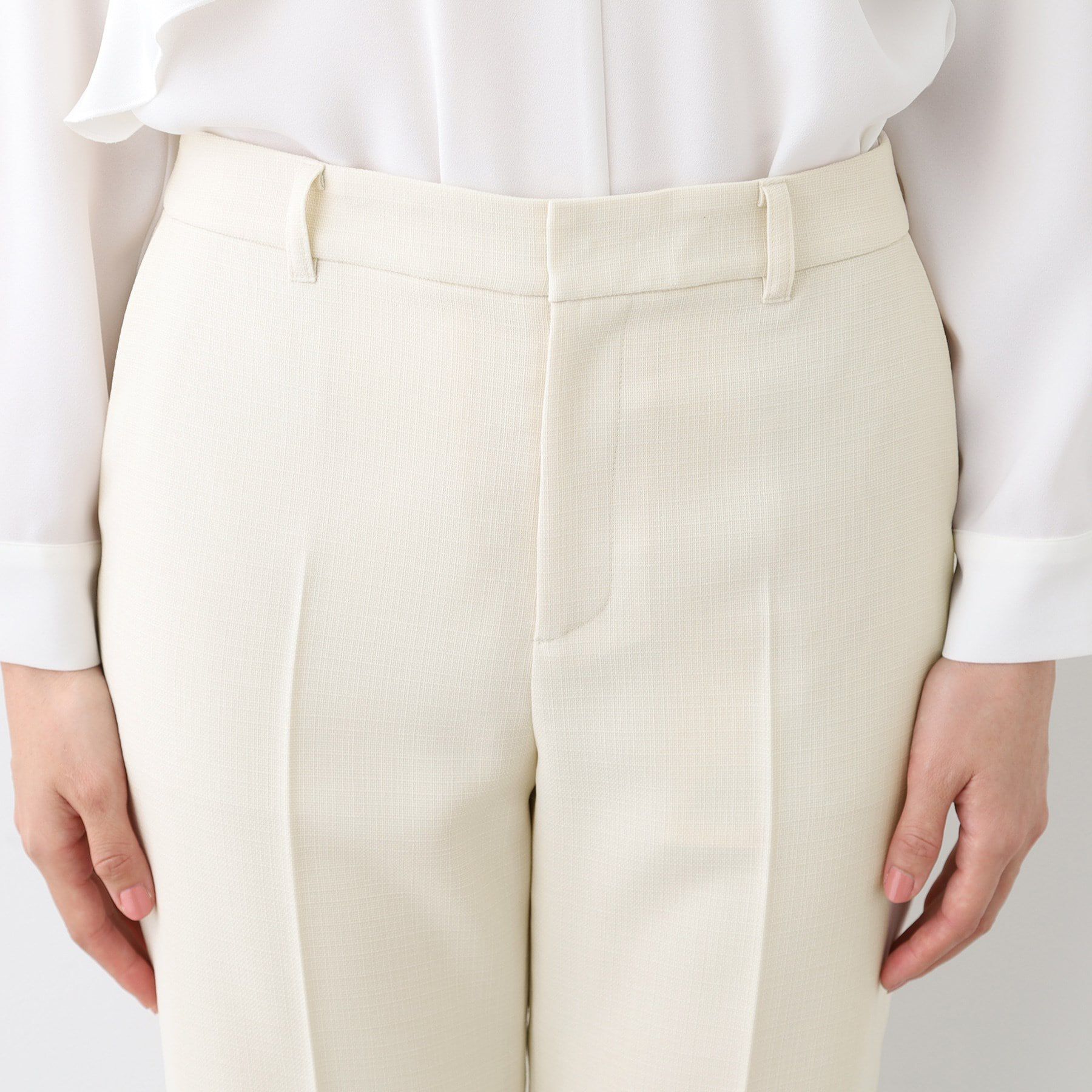 INDIVI「【洗える／スーツ】ストレートラインパンツ」|スーツ|