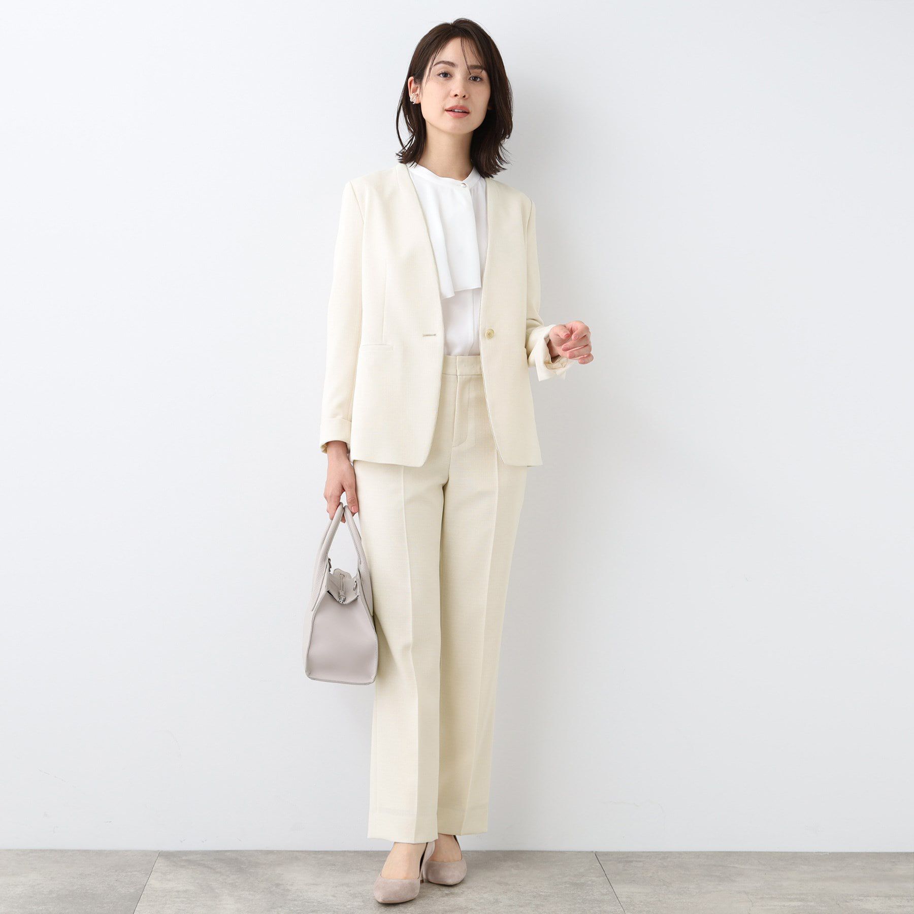 INDIVI「【洗える／スーツ】ストレートラインパンツ」|スーツ|