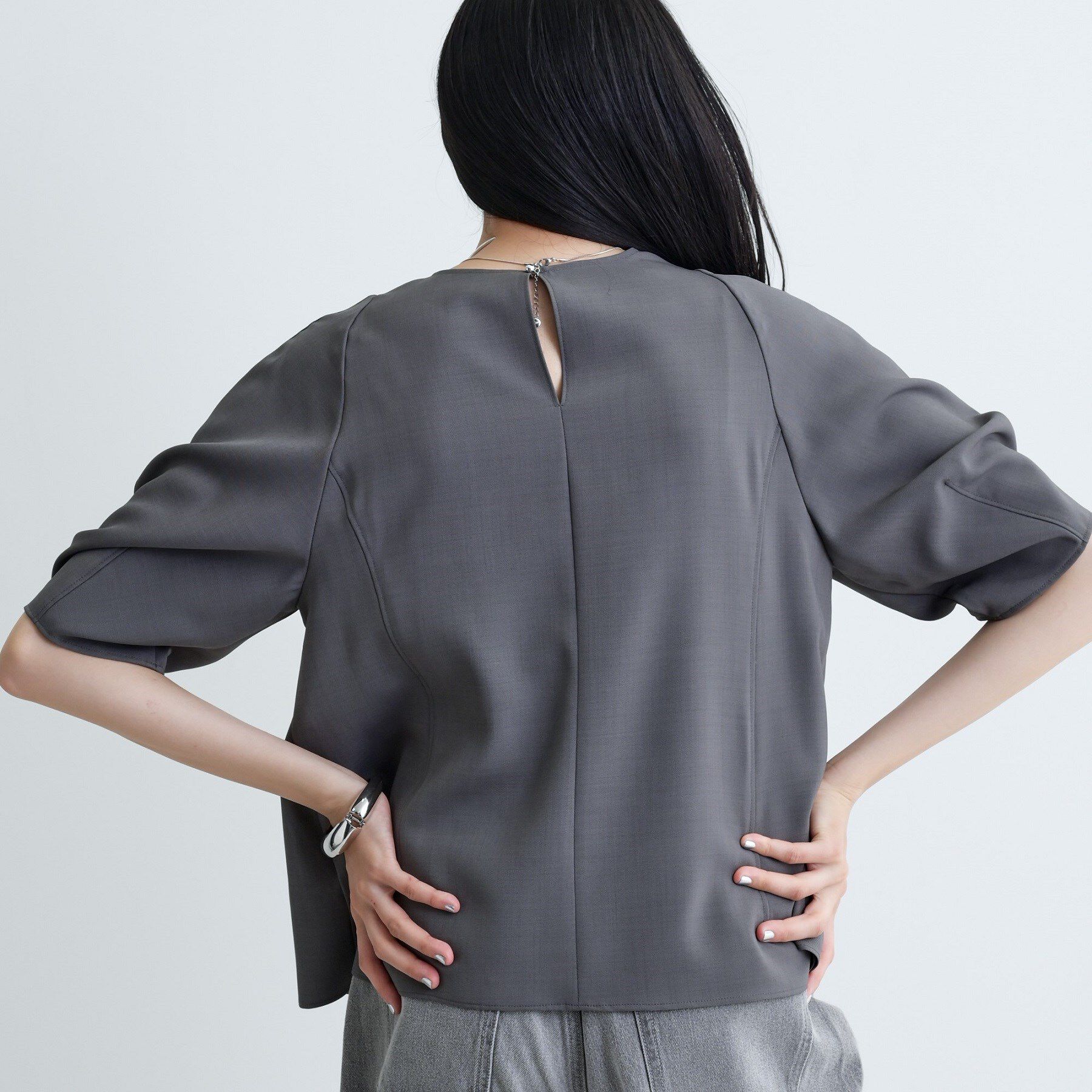 GALLEST「【セットアップ対応】バルーンスリーブブラウス【通勤・セレモニー】」|シャツ・ブラウス|