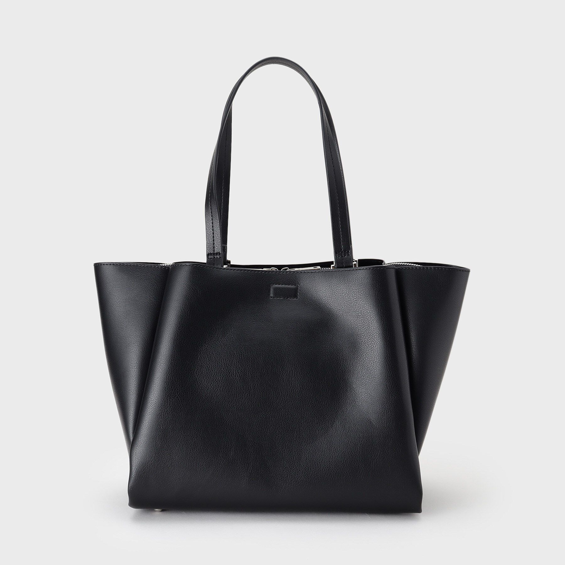 INDIVI「【A4収納可能／合皮】キャリアタックバッグ」|トートバッグ|